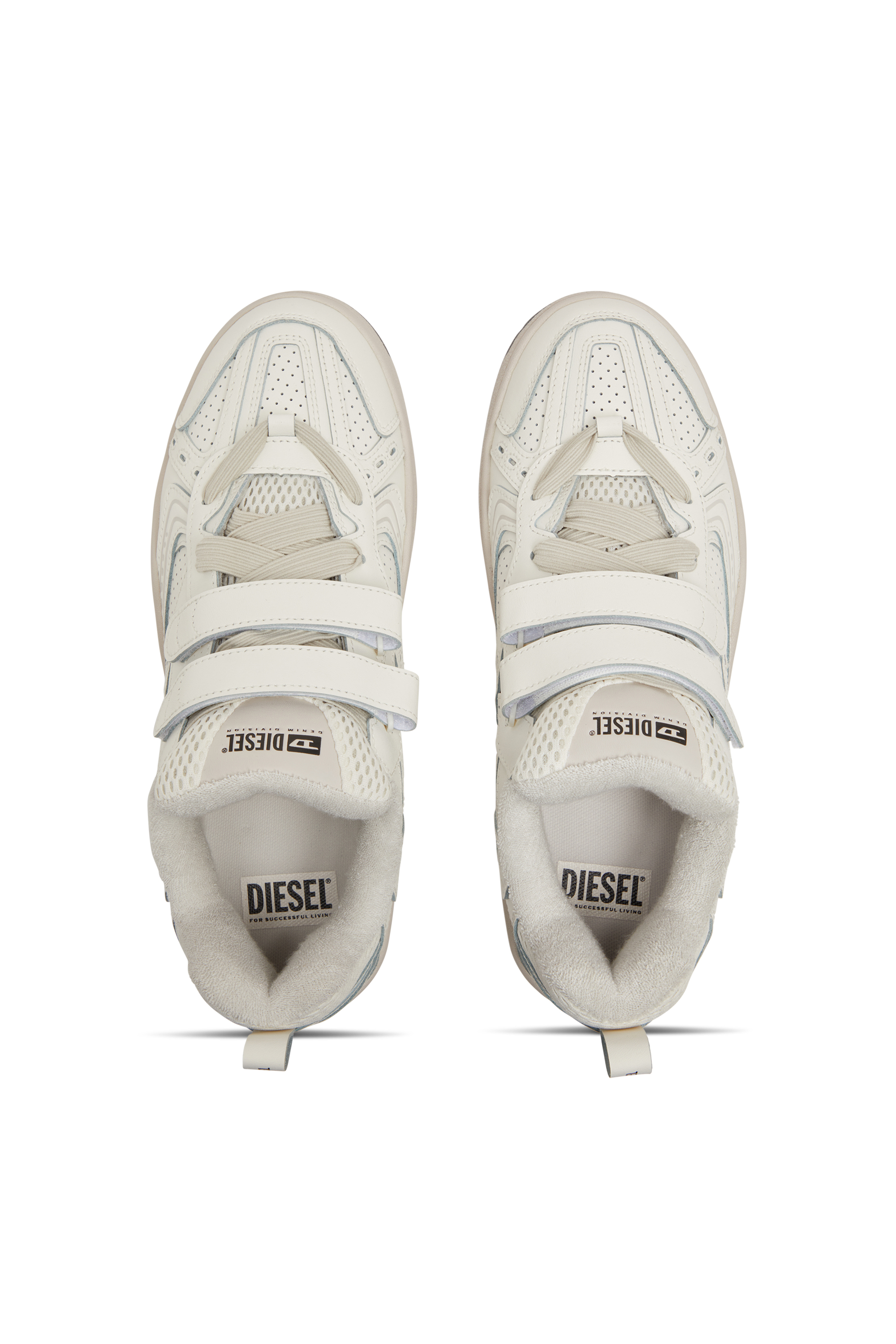 Diesel - S-UKIYO SKT, S-Ukiyo-Sneakers monochromes à brides Homme in Blanc - 5