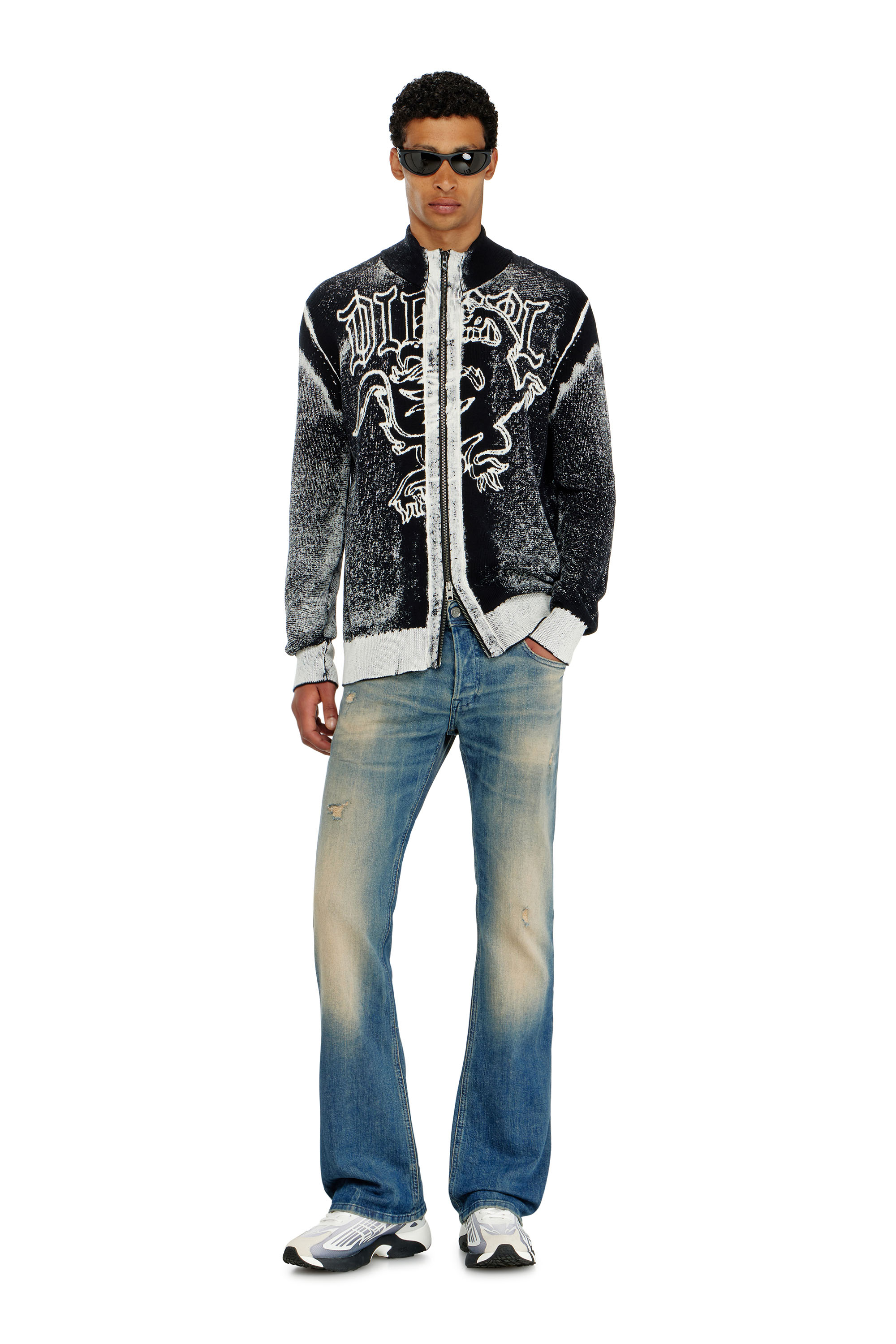 Diesel - Bootcut Jeans 2007 Zatiny 0KBBW Homme, Bleu moyen - Image 2