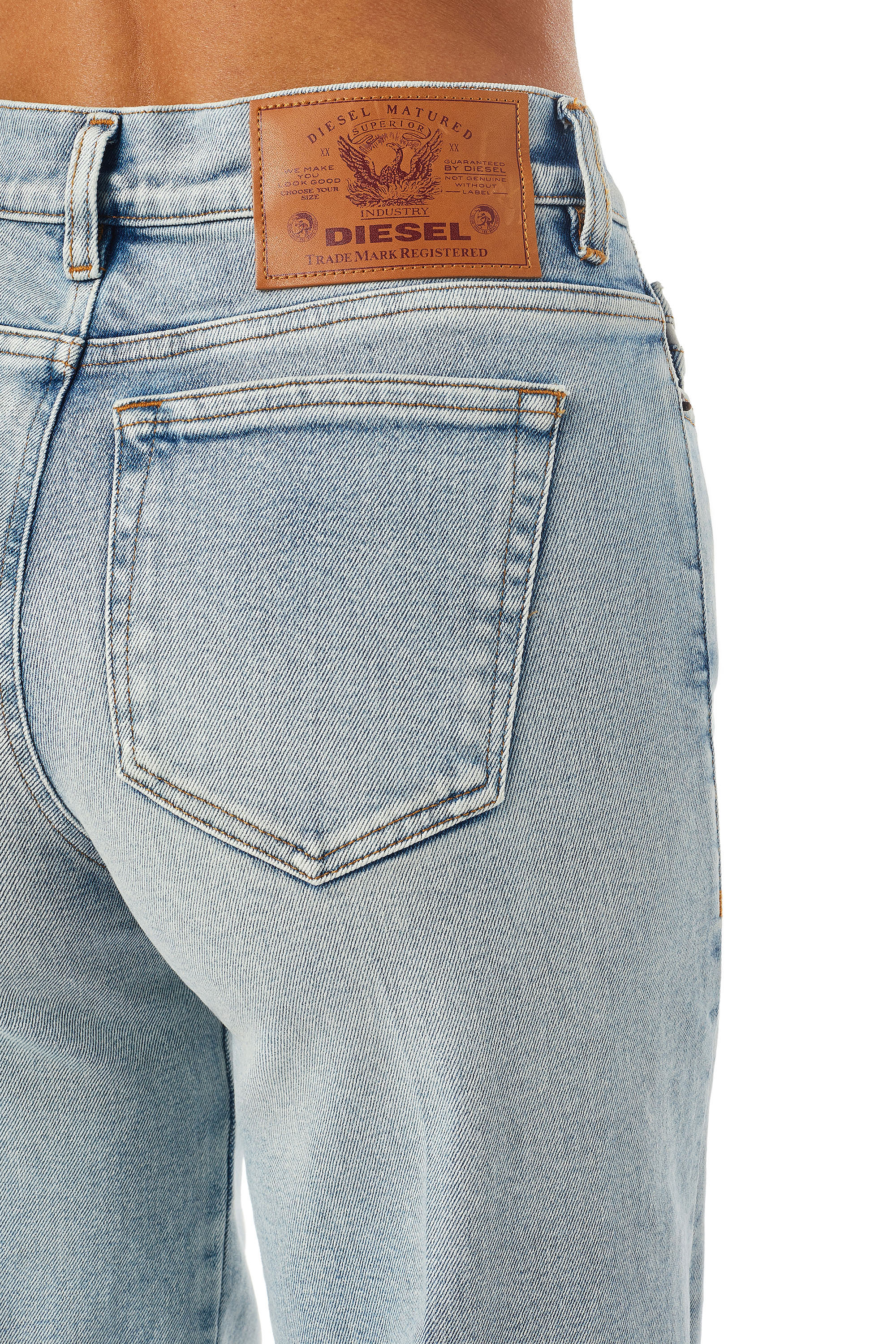 Diesel - 1978 09C08 Bootcut and Flare Jeans, Bleu Clair - Image 4