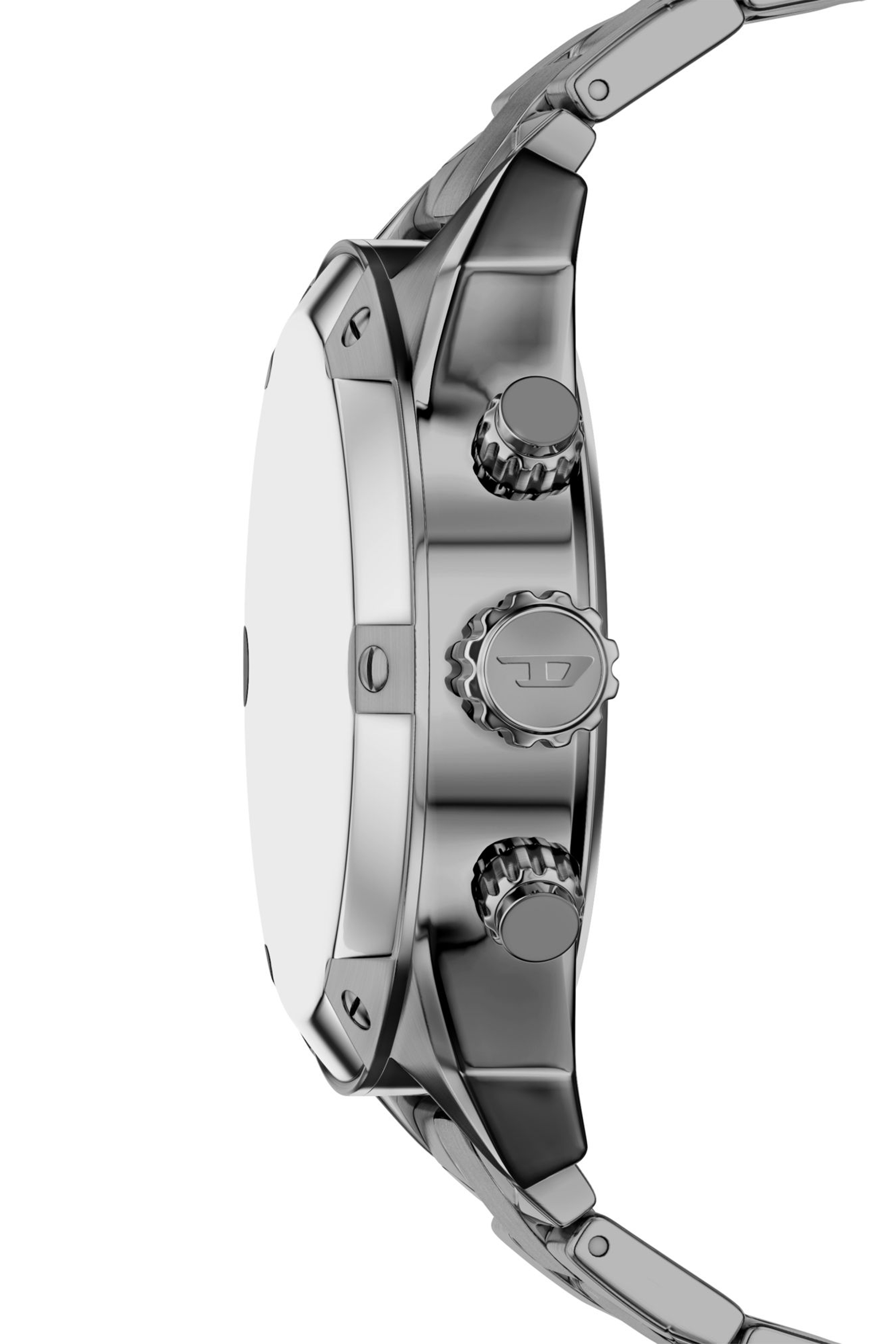 Diesel - DZ4724 WATCH, Montre Spiked en acier inoxydable finition gunmetal Homme in Gris - 3