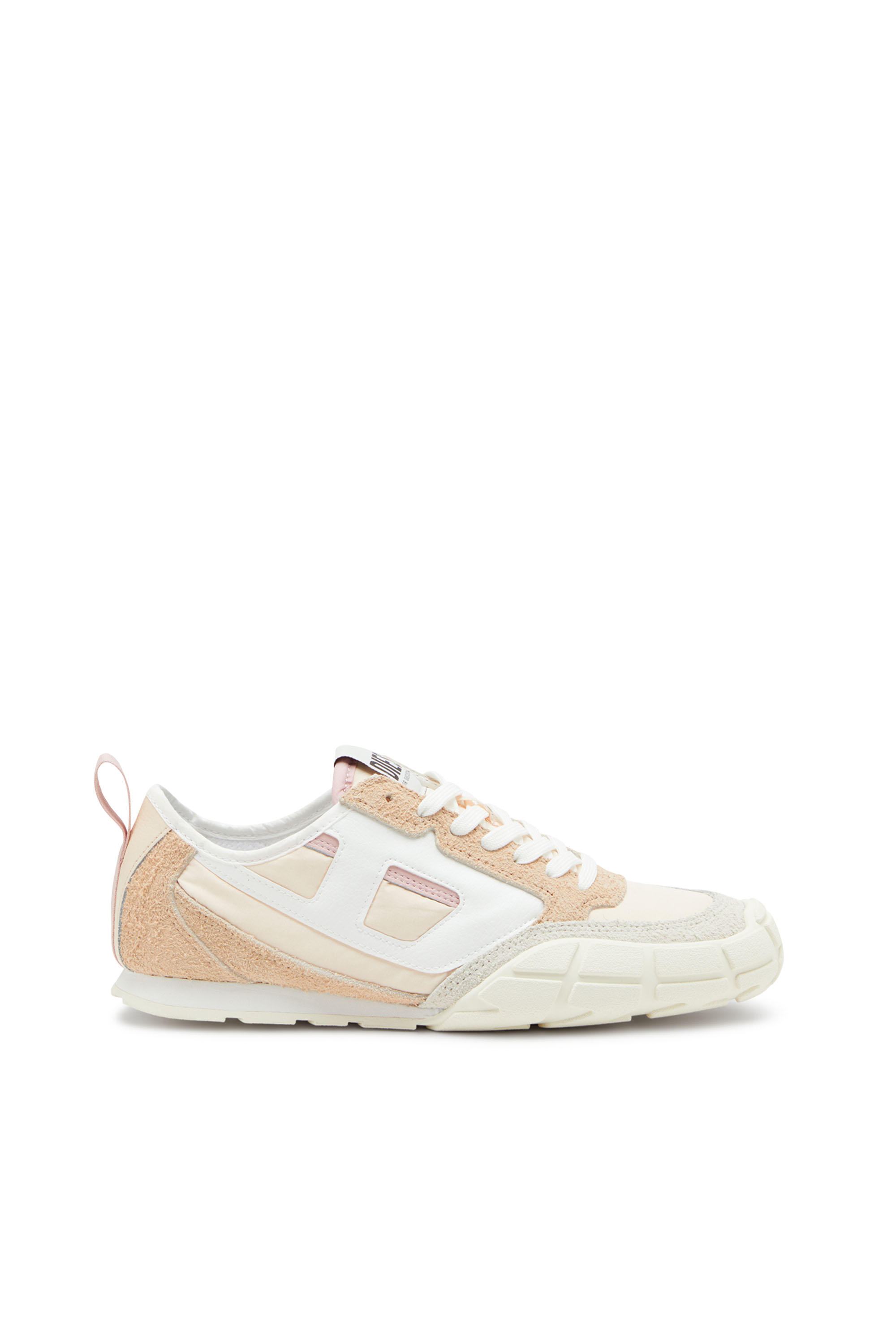 Diesel - S-PAGODHA LOW W, Sneakers en cuir, suède et tissu indéchirable Femme in ToBeDefined - 1