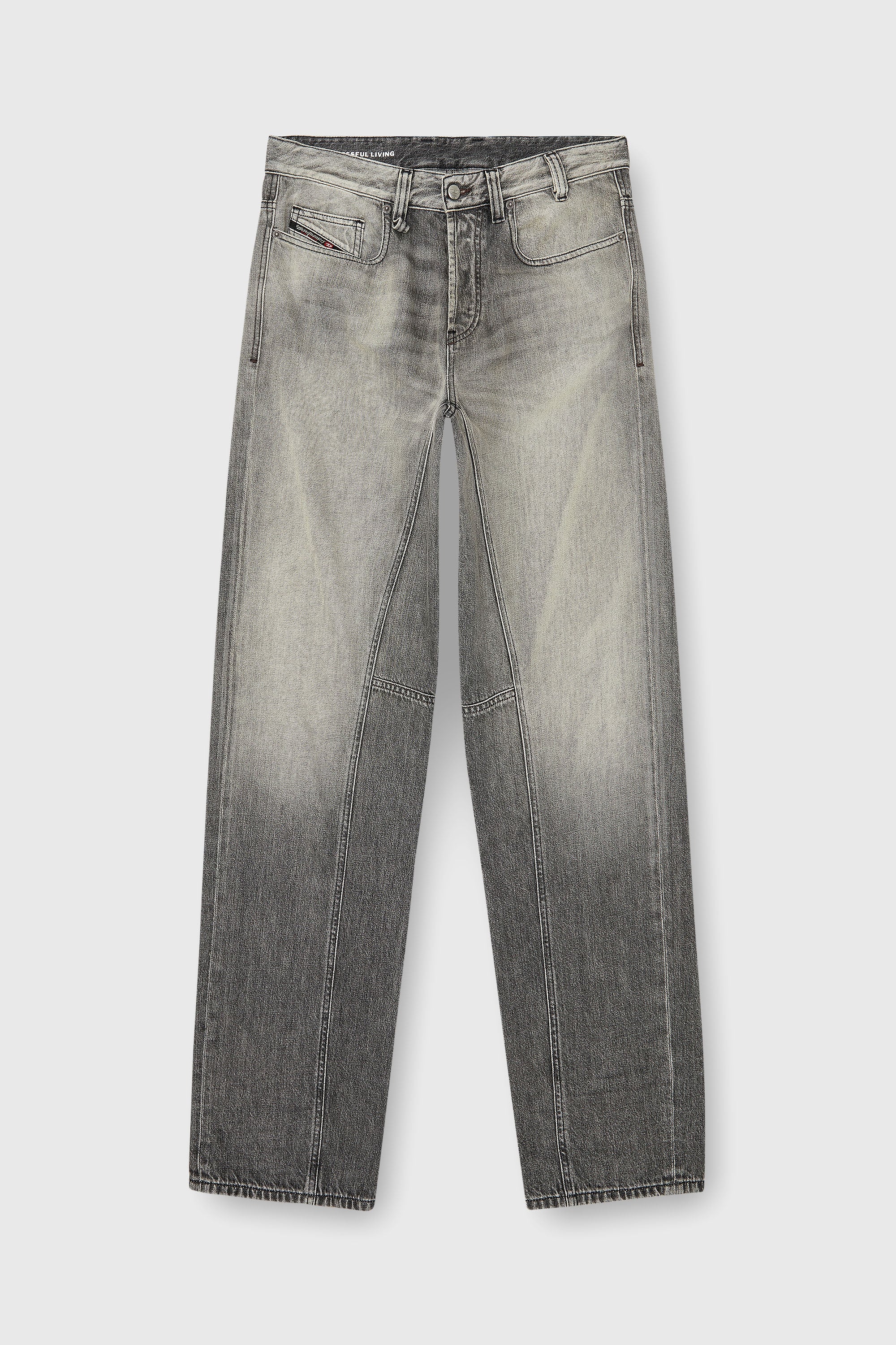 Diesel - Relaxed Jeans 2001 D-Macro 09P56 Homme, Gris - Image 2