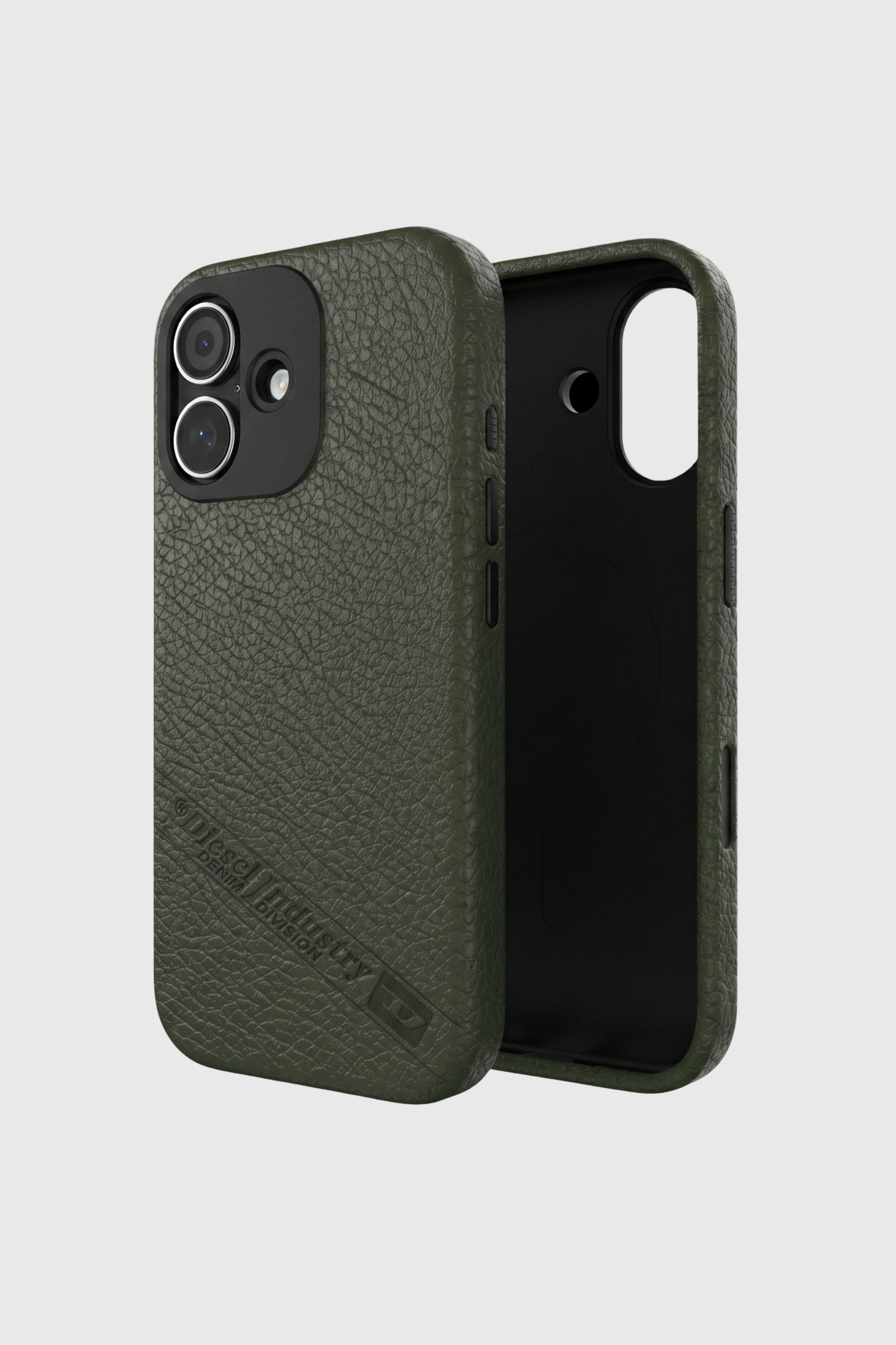 Diesel - 60646 MOULDED CASE, Unisex's Flag D case with MagSafe for iPhone 17 in Dark Green - 1