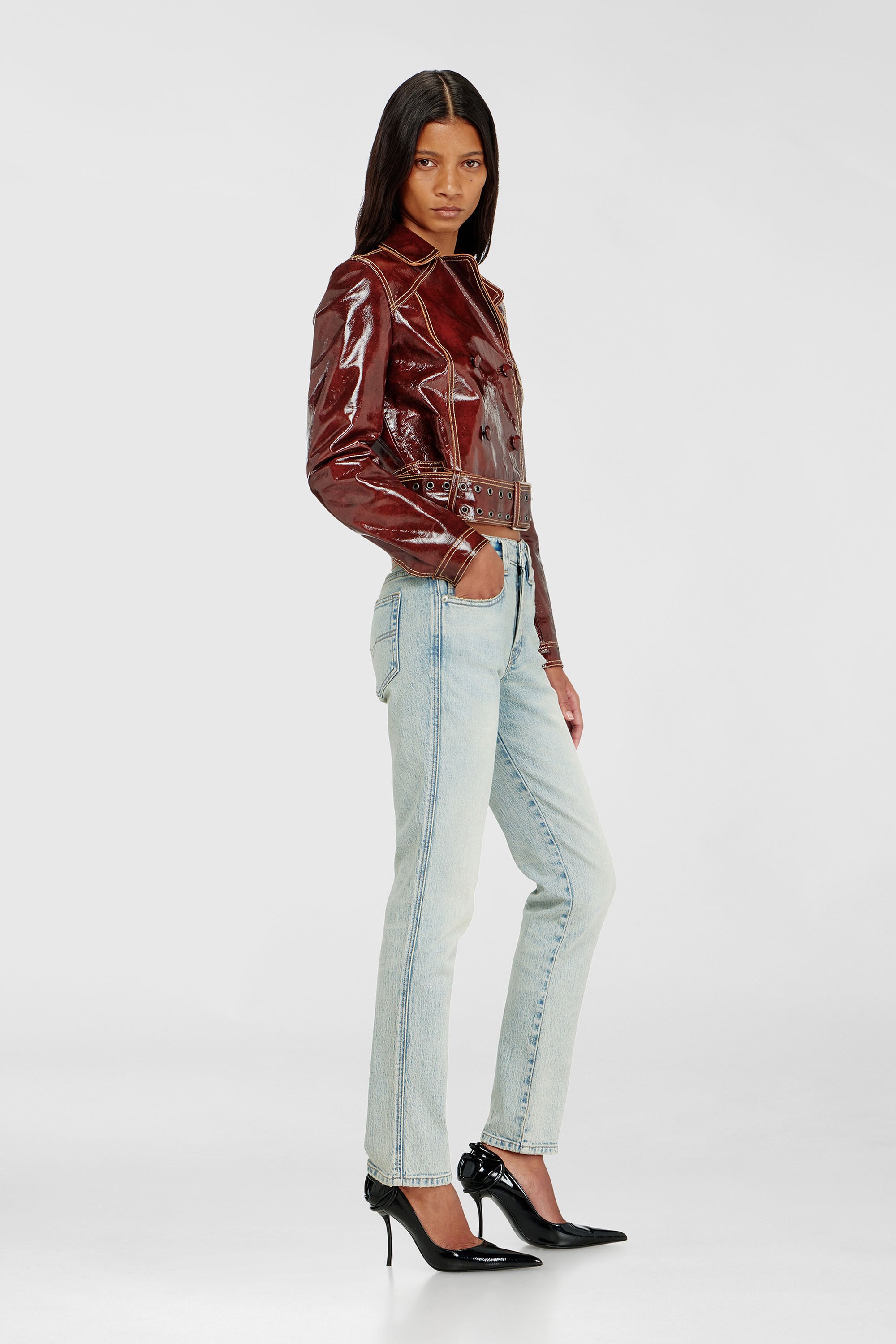 Diesel - Slim Jeans 1992 D-Jiann 0KBBK Femme, Bleu Clair - Image 1