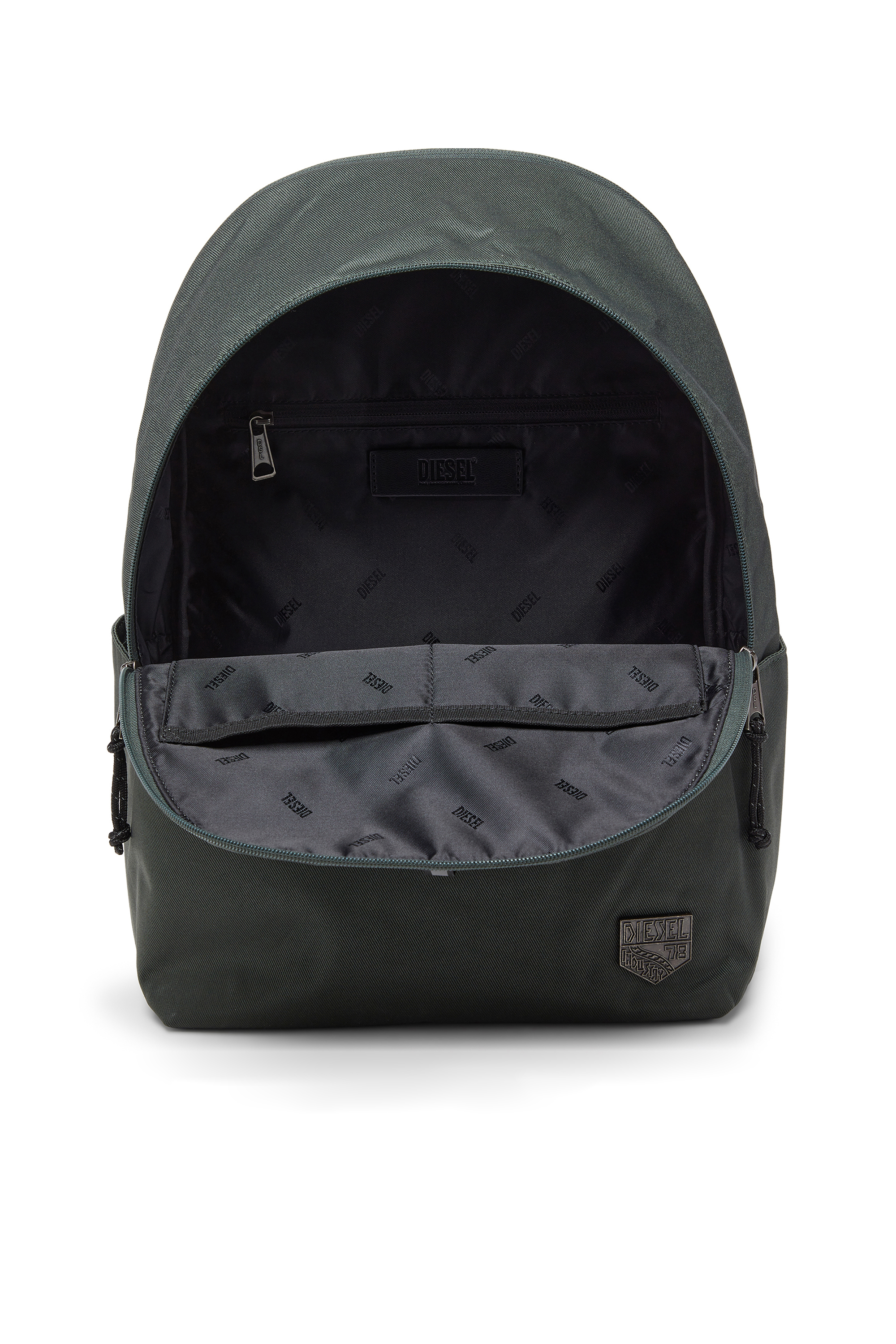 Diesel - D-PACK BACKPACK X, D-Pack - Sac &agrave; dos en nylon avec logo embl&egrave;me Mixte in Vert - 3