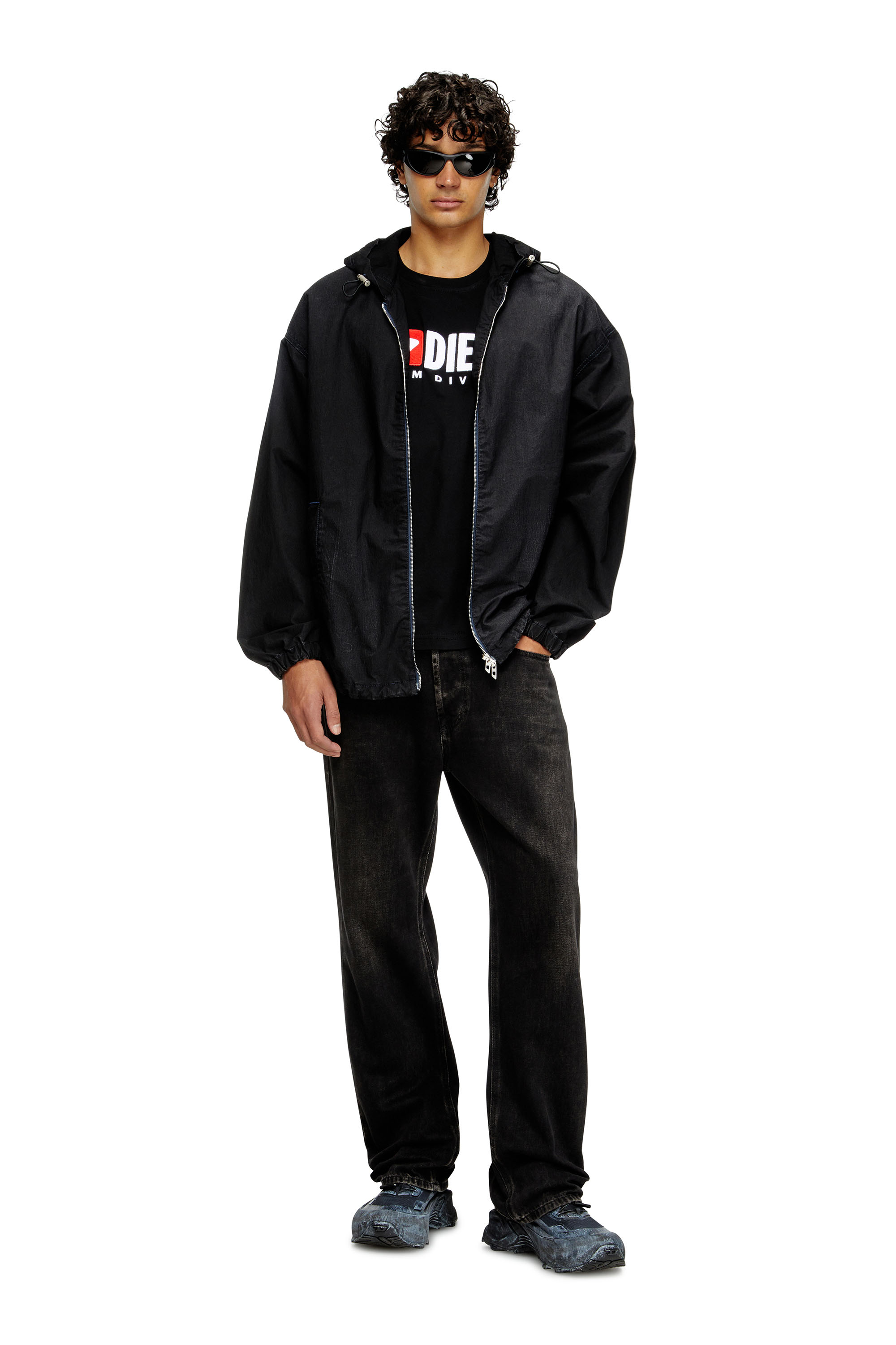 Diesel - T-ISCO-DIV, Débardeur avec logo imprimé sur le devant Homme in Noir - 2