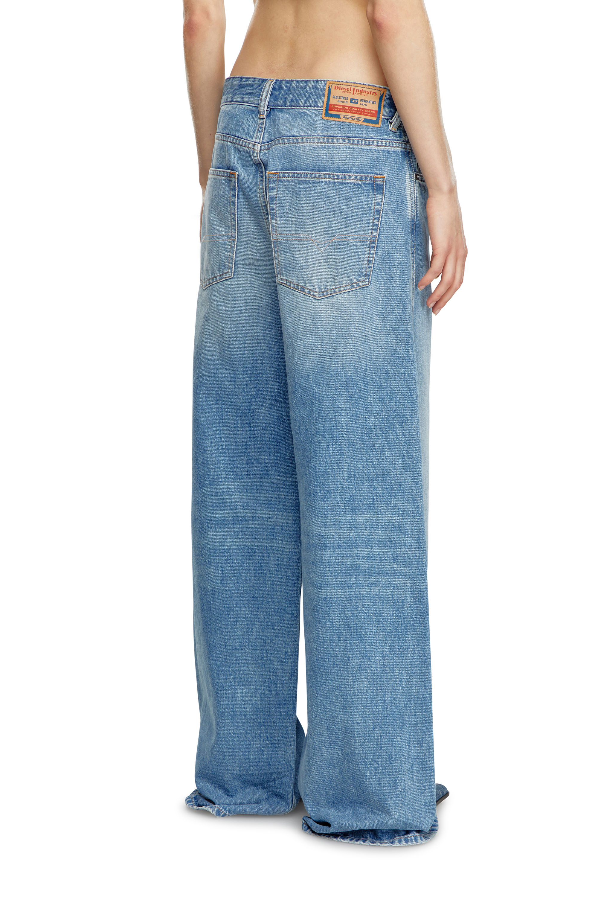 Diesel - Relaxed Jeans 1996 D-Sire 09I29 Mixte, Bleu Clair - Image 3