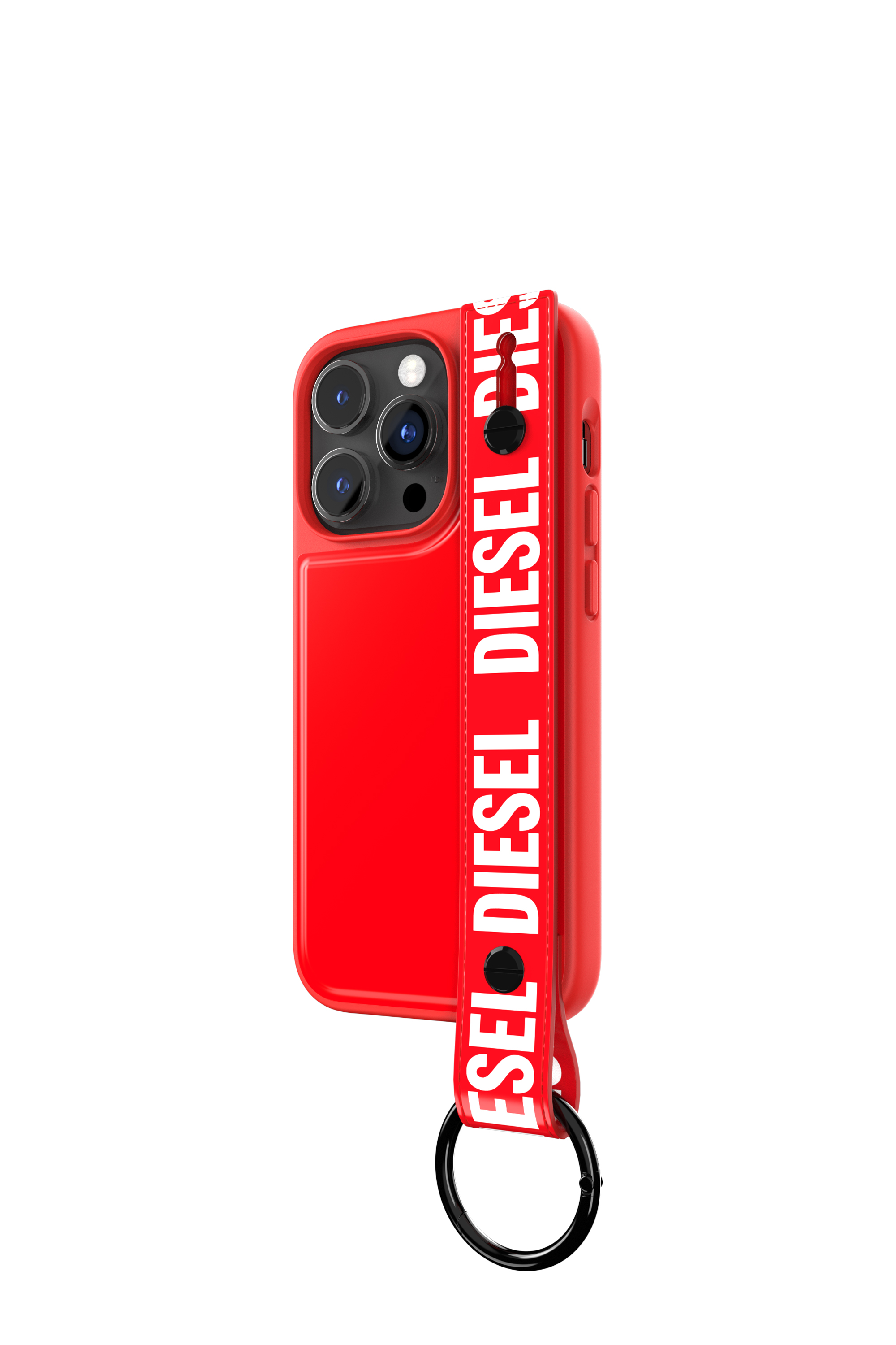 Diesel - 50287 MOULDED CASE, Coque avec bande r&eacute;tractable pur iPhone 14 Pro Mixte in Rouge - 4