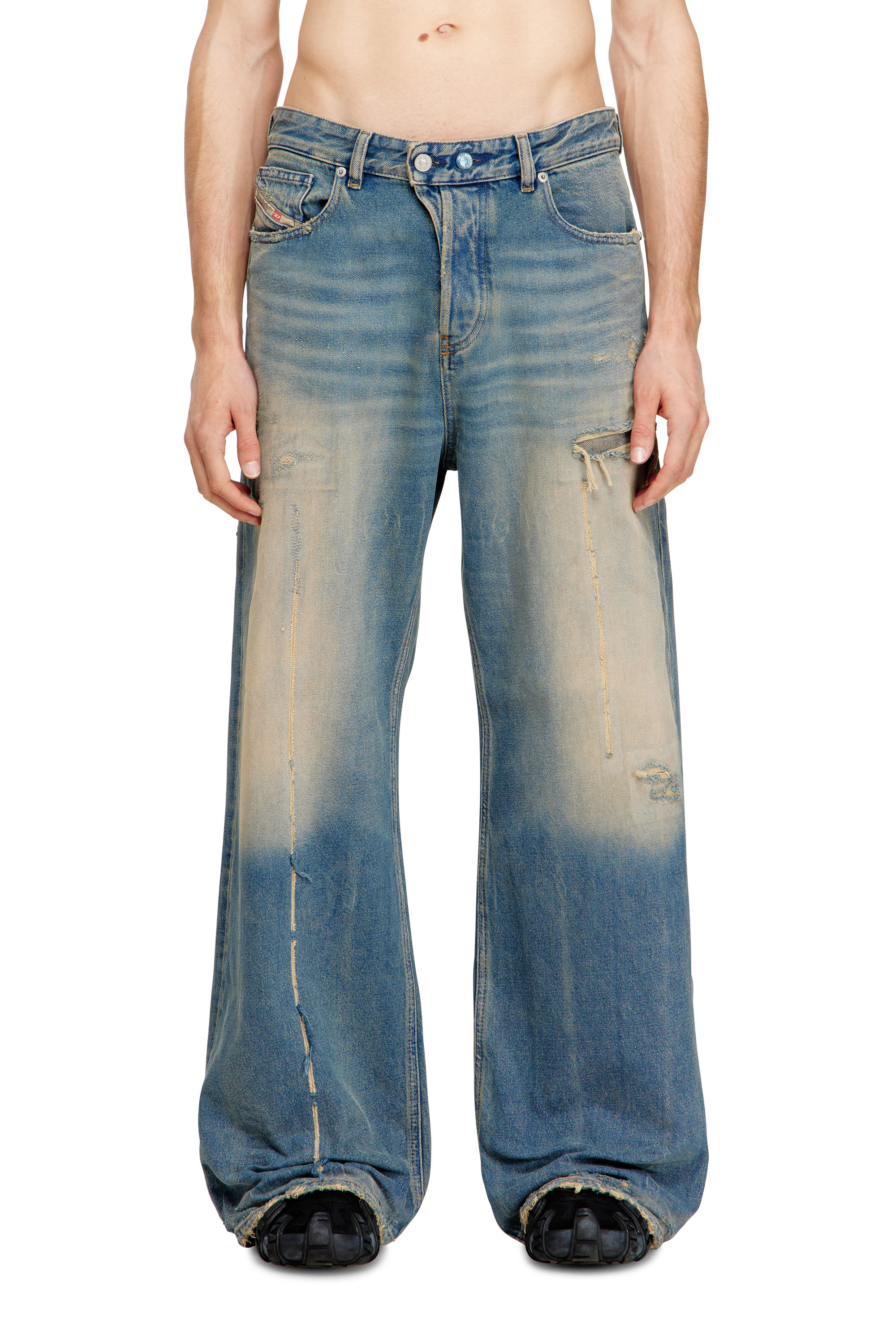 Diesel - Relaxed Jeans 1996 D-Sire 09N29 Femme, Bleu moyen - Image 2