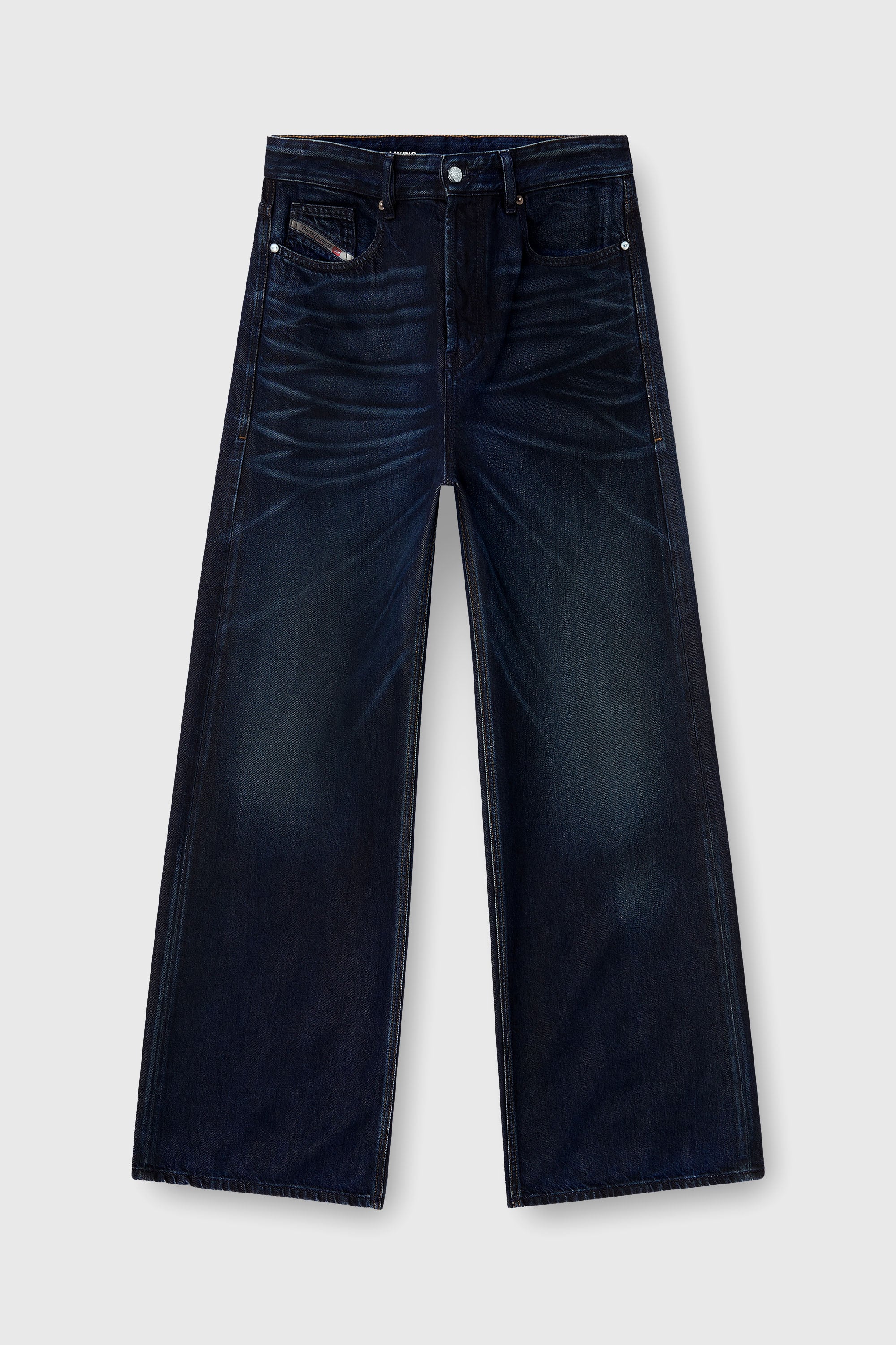 Diesel - Relaxed Jeans D-Rise 09N21 Homme, Bleu Fonc&eacute; - Image 2