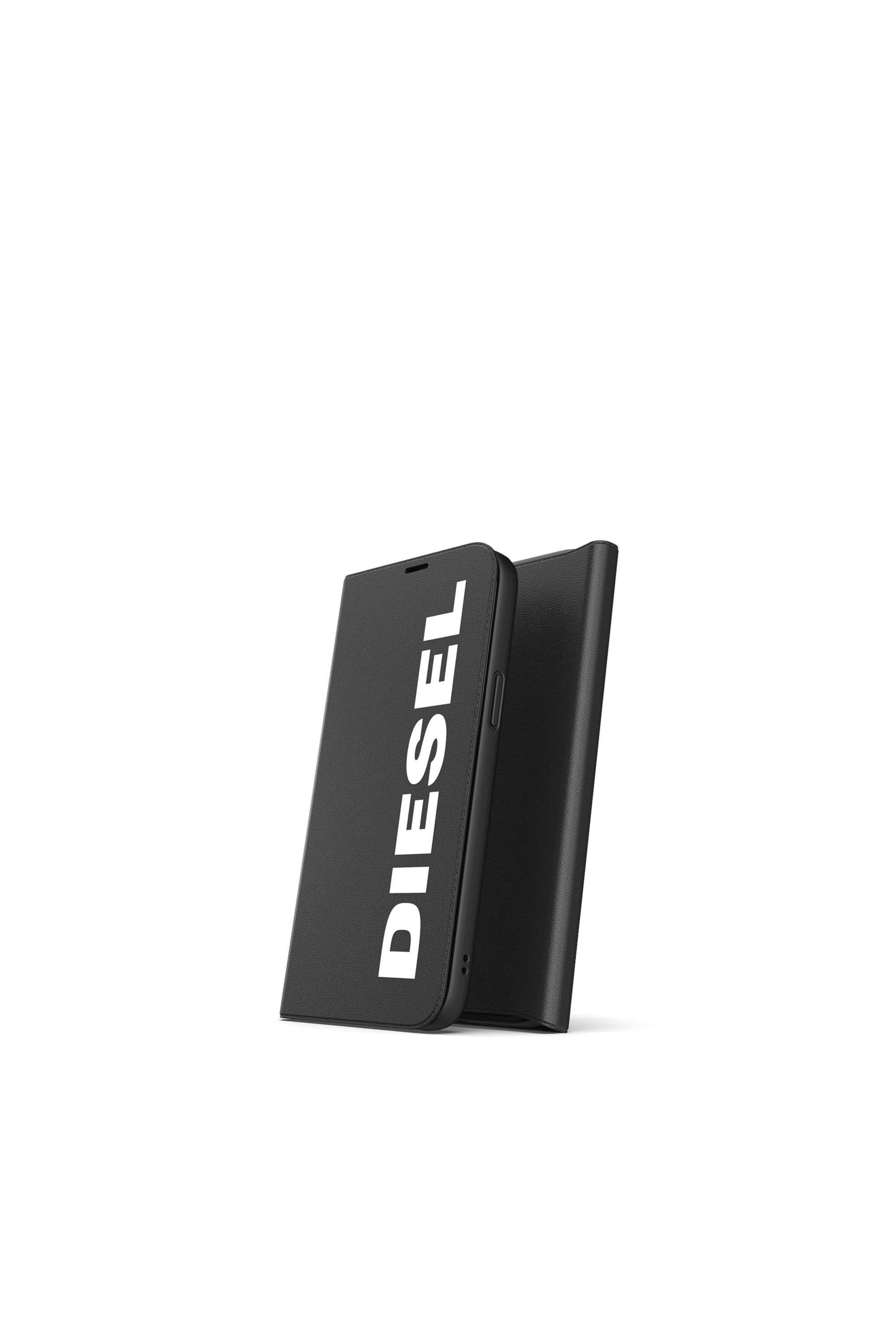 Diesel - 42487 BOOKLET CASE, &Eacute;tui folio pur iPhone 12 Pro Max Mixte in Noir - 3