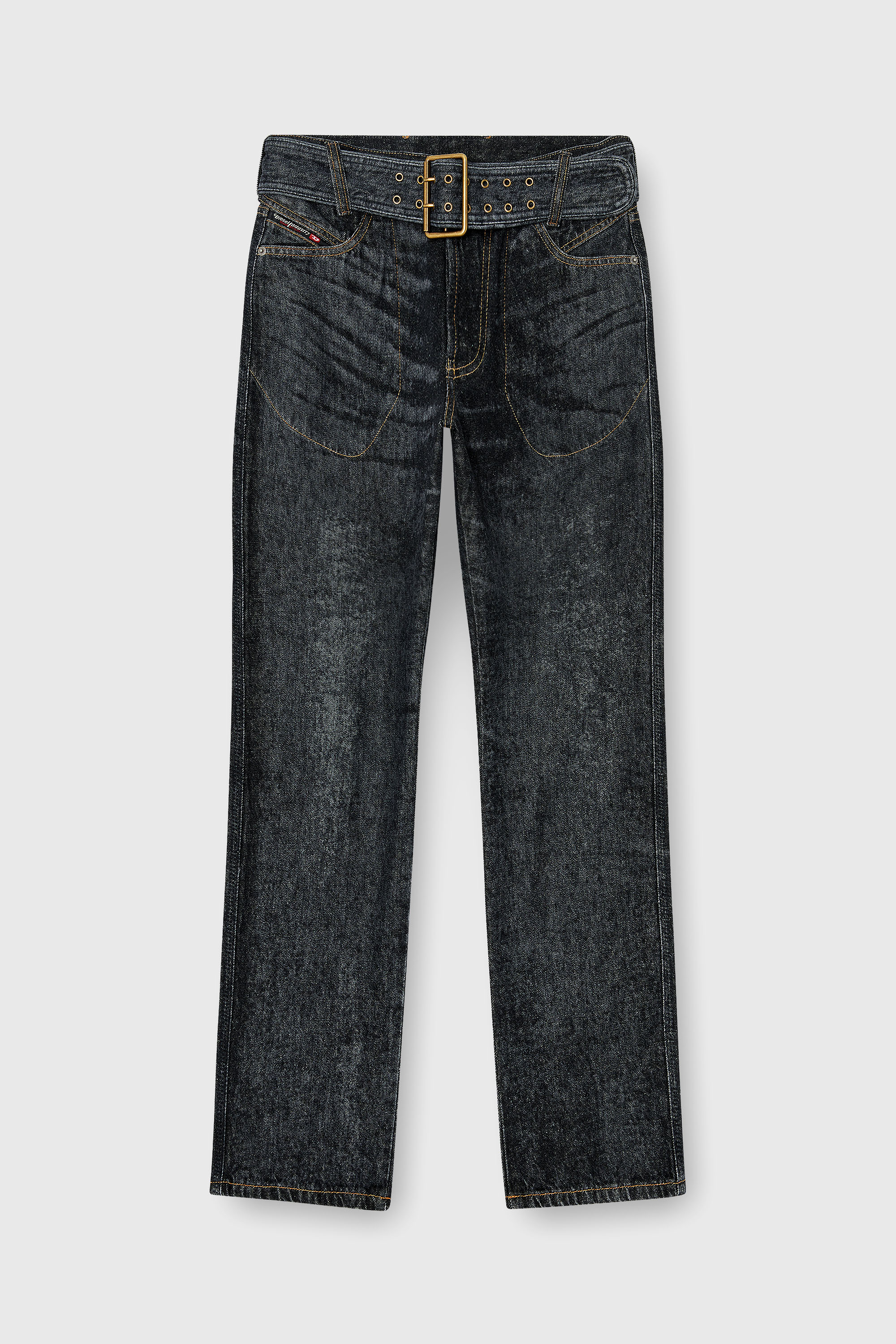 Diesel - Slim Jeans D-Villus 09Q24 Homme, Noir/Gris fonc&eacute; - Image 2