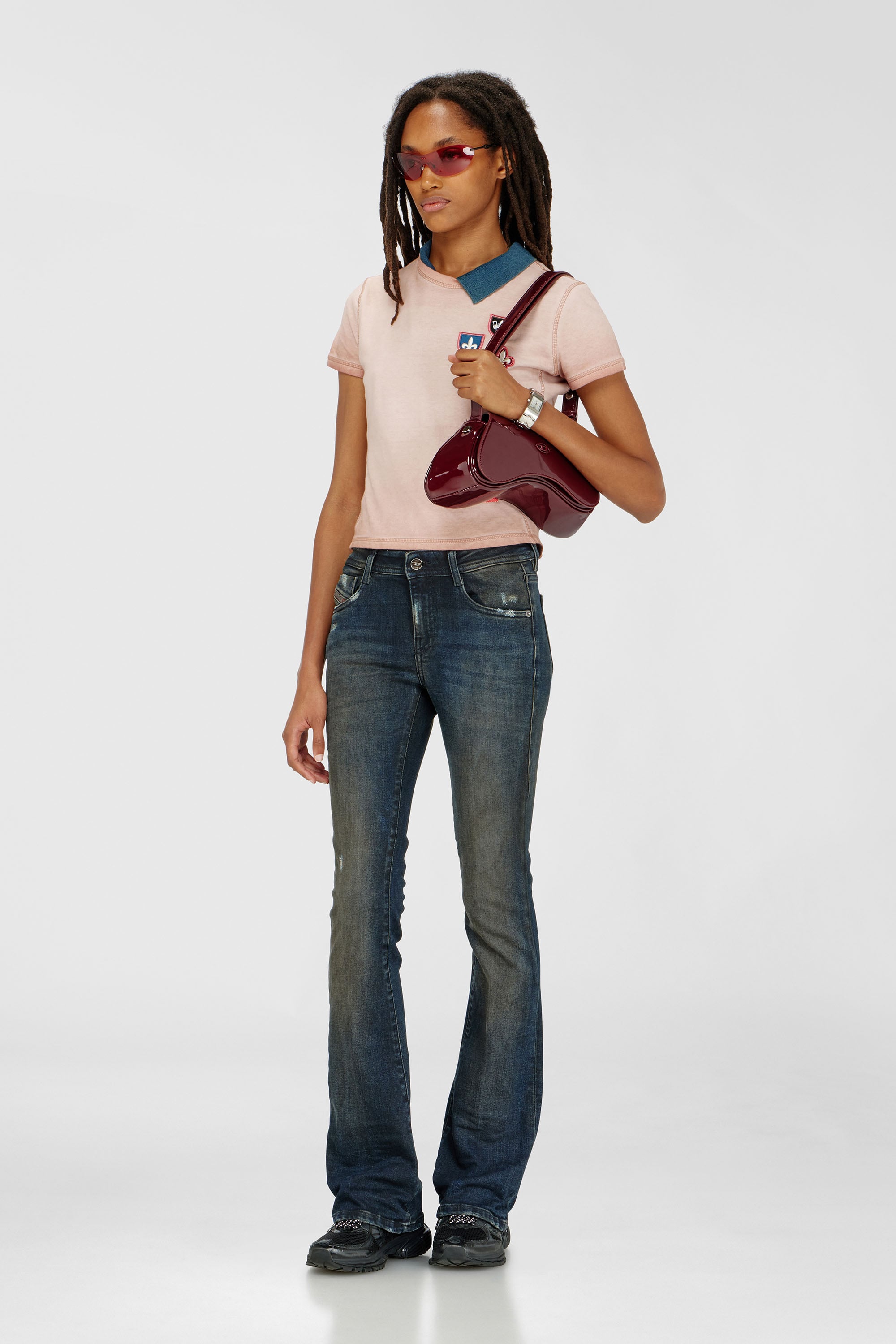 Diesel - Bootcut Jeans 1969 D-Ebbey 09P69 Femme, Bleu Fonc&eacute; - Image 1