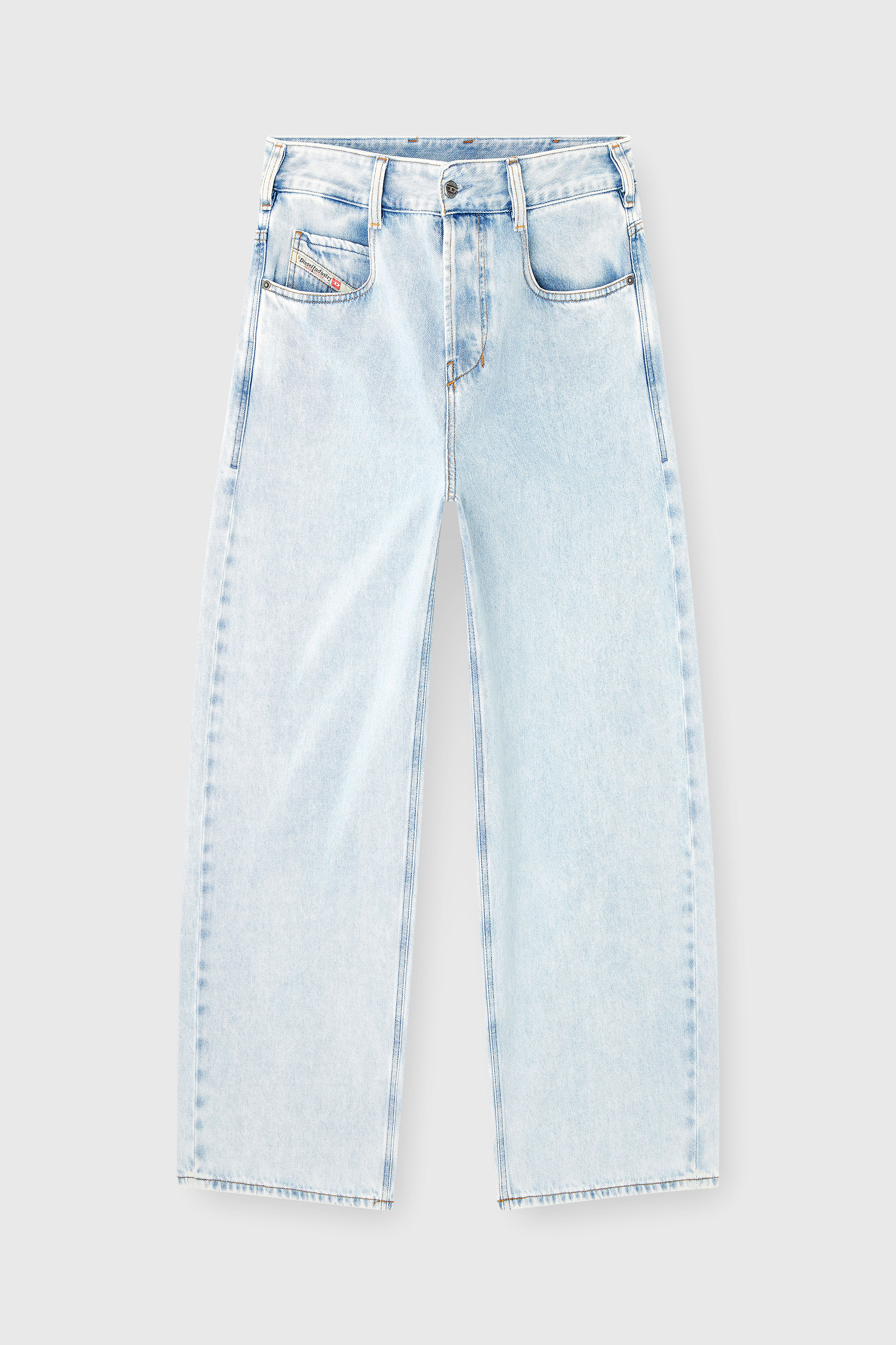Diesel - Relaxed Jeans 1997 D-Enim-M 09M74 Mixte, Bleu Clair - Image 6