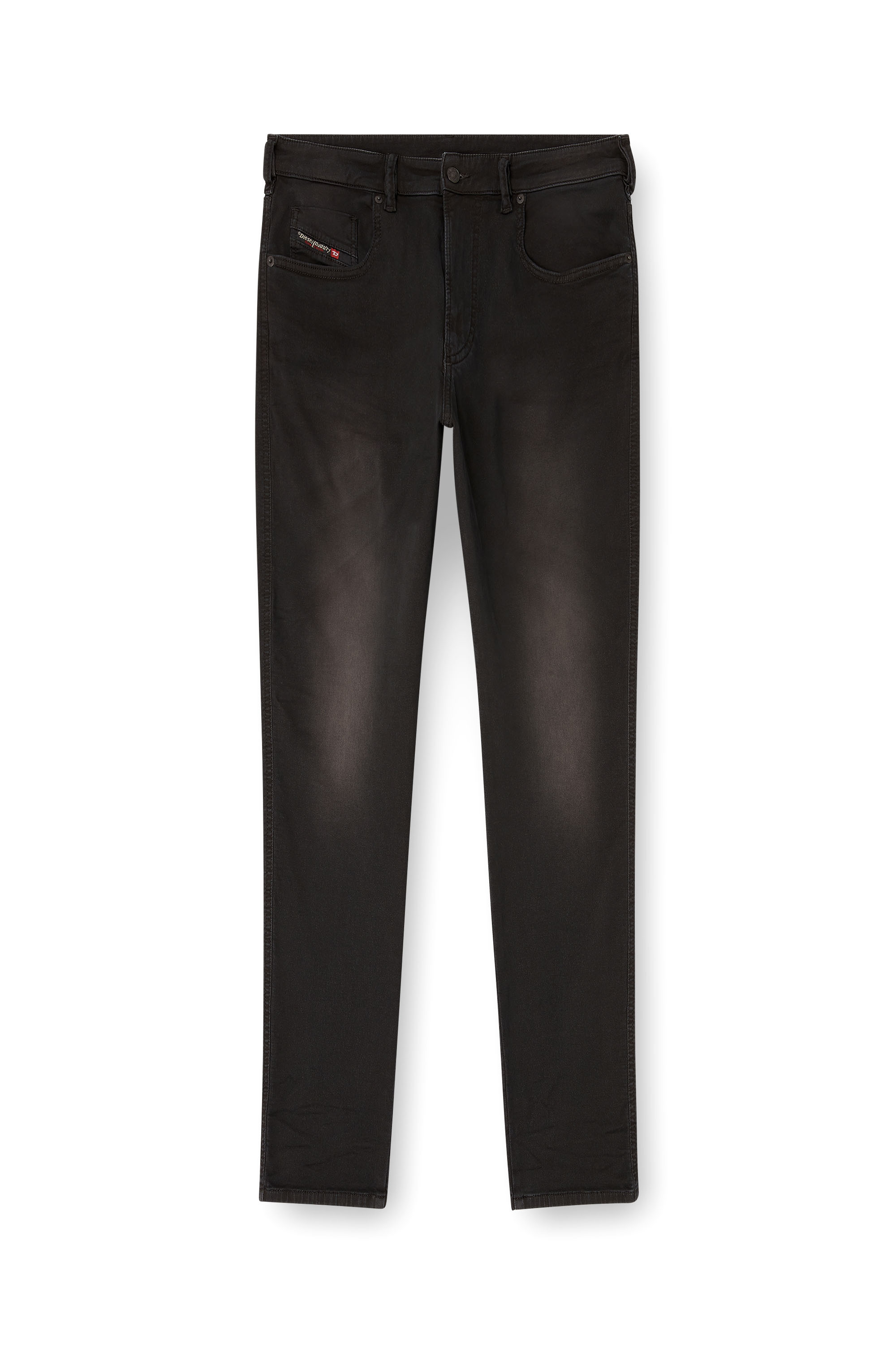 Diesel - Slim 2062 D-Strukt Joggjeans® 0670M Homme, Noir/Gris foncé - Image 2