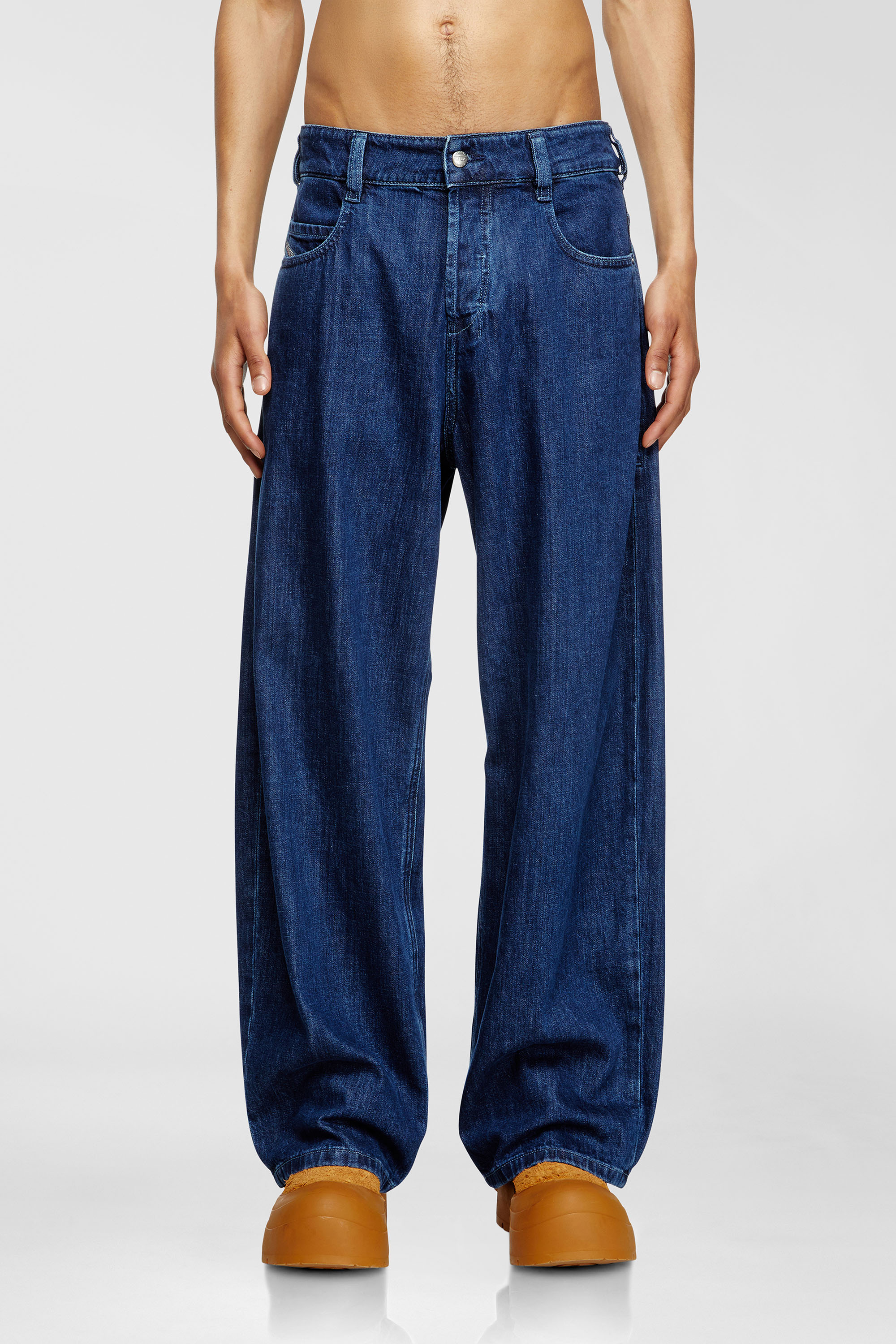 Diesel - Relaxed Jeans 1997 D-Enim-M 0DBDX Mixte, Bleu Fonc&eacute; - Image 2