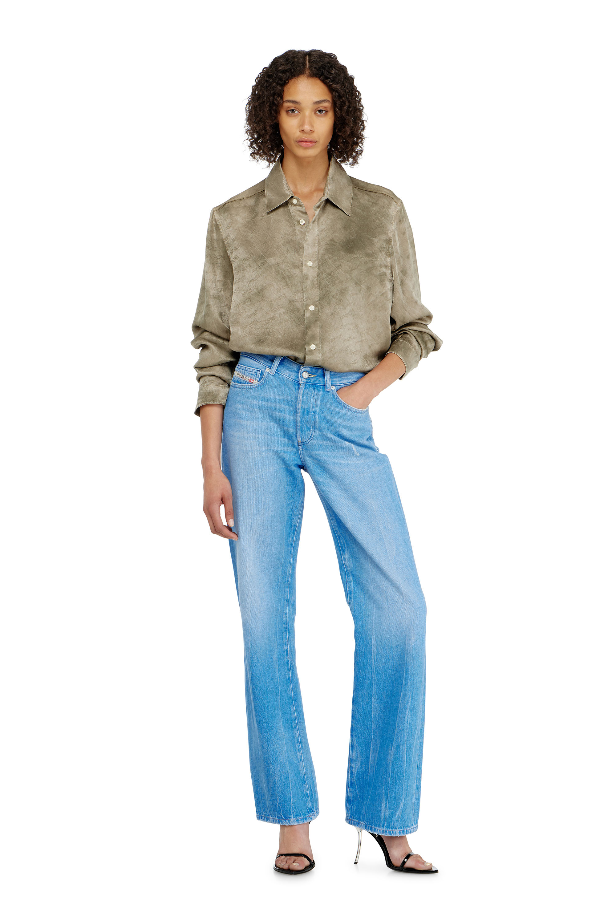 Diesel - Regular Jeans 1971 D-Sent 09P88 Femme, Bleu Clair - Image 1