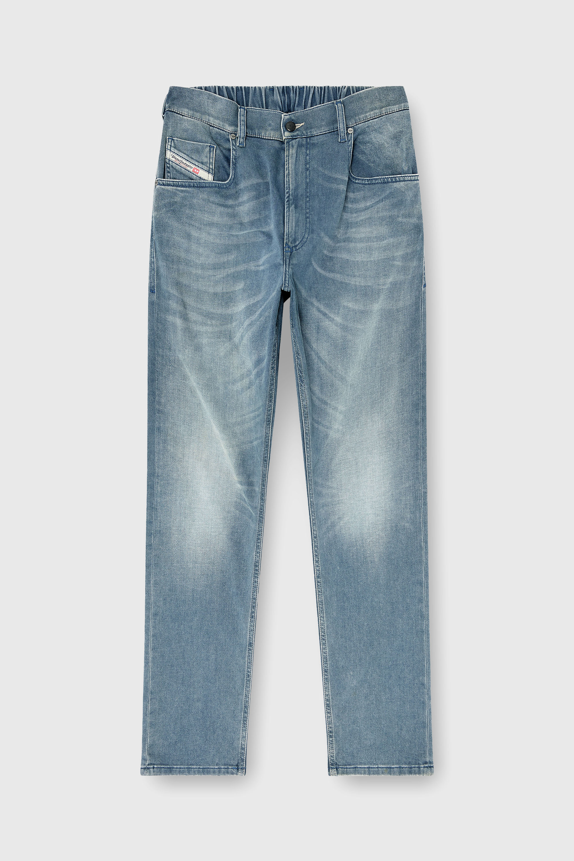 Diesel - Regular 2032 D-Krooley-BW Joggjeans&reg; 09P91 Homme, Bleu Clair - Image 2