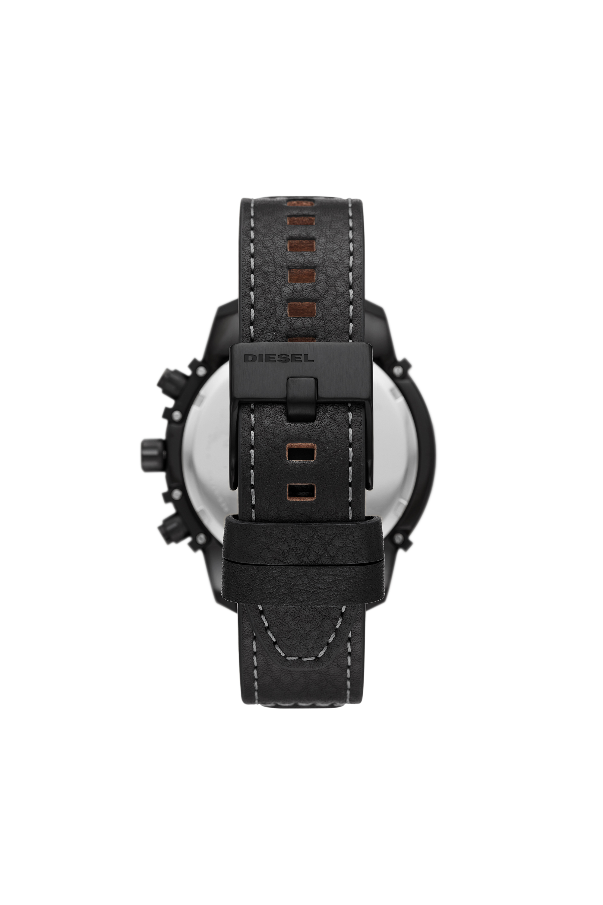 Diesel - DZ4576, Montre Griffed avec un bracelet en cuir Homme in Noir - 2