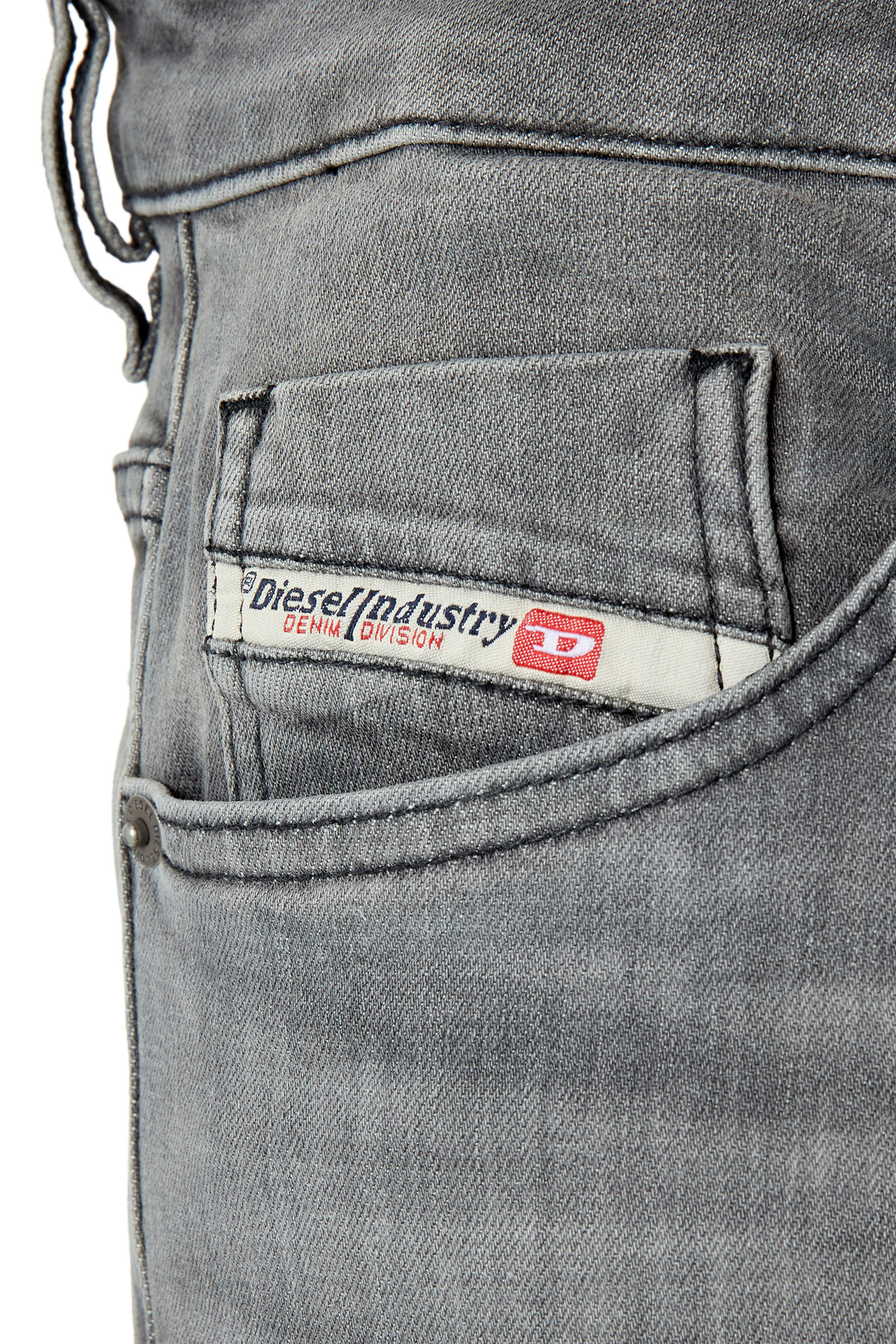 Diesel - SLIM-SHORT, Noir/Gris foncé - Image 5