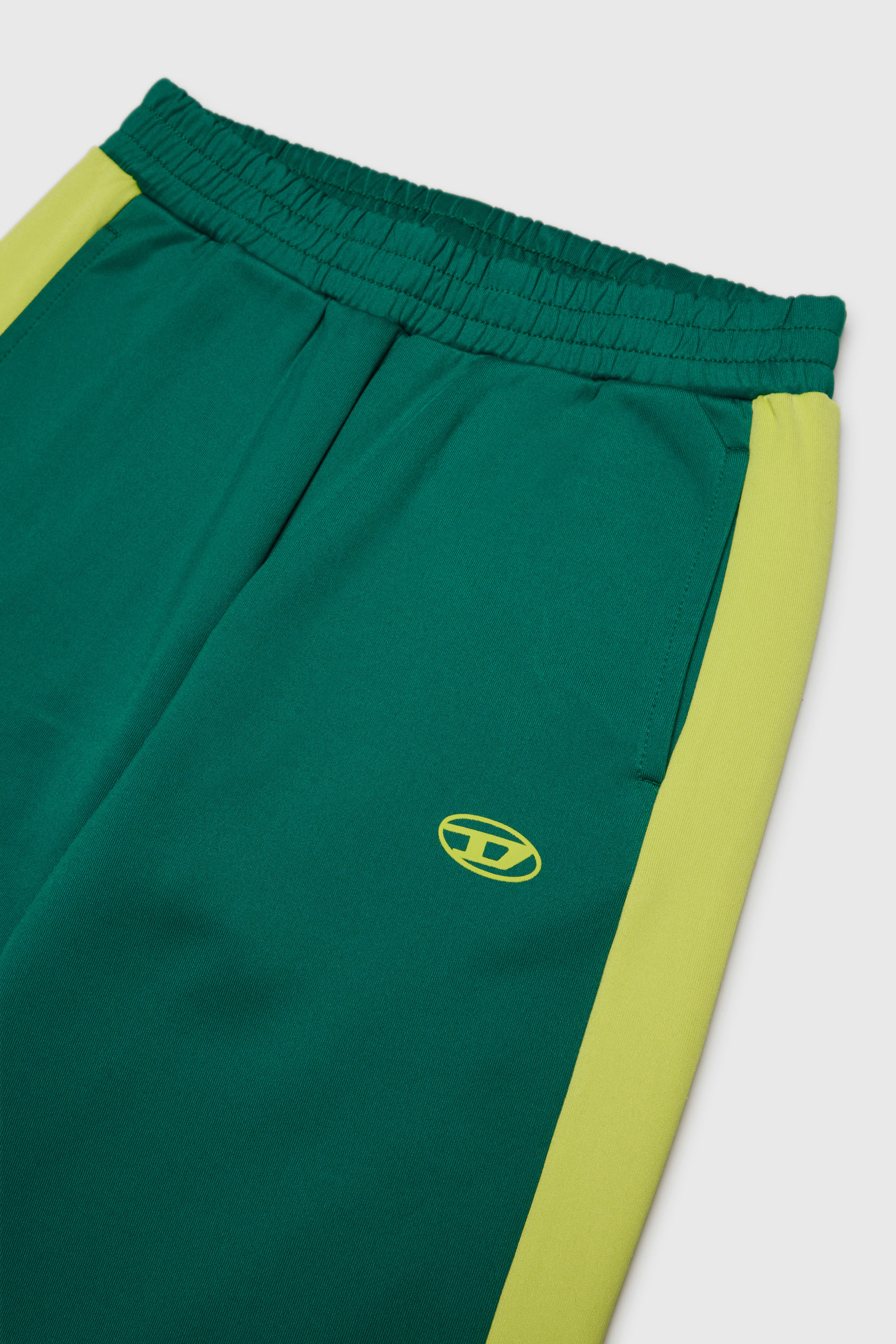 Diesel - PBOS, Pantalon de surv&ecirc;tement avec bandes lat&eacute;rales Homme in Vert - 3