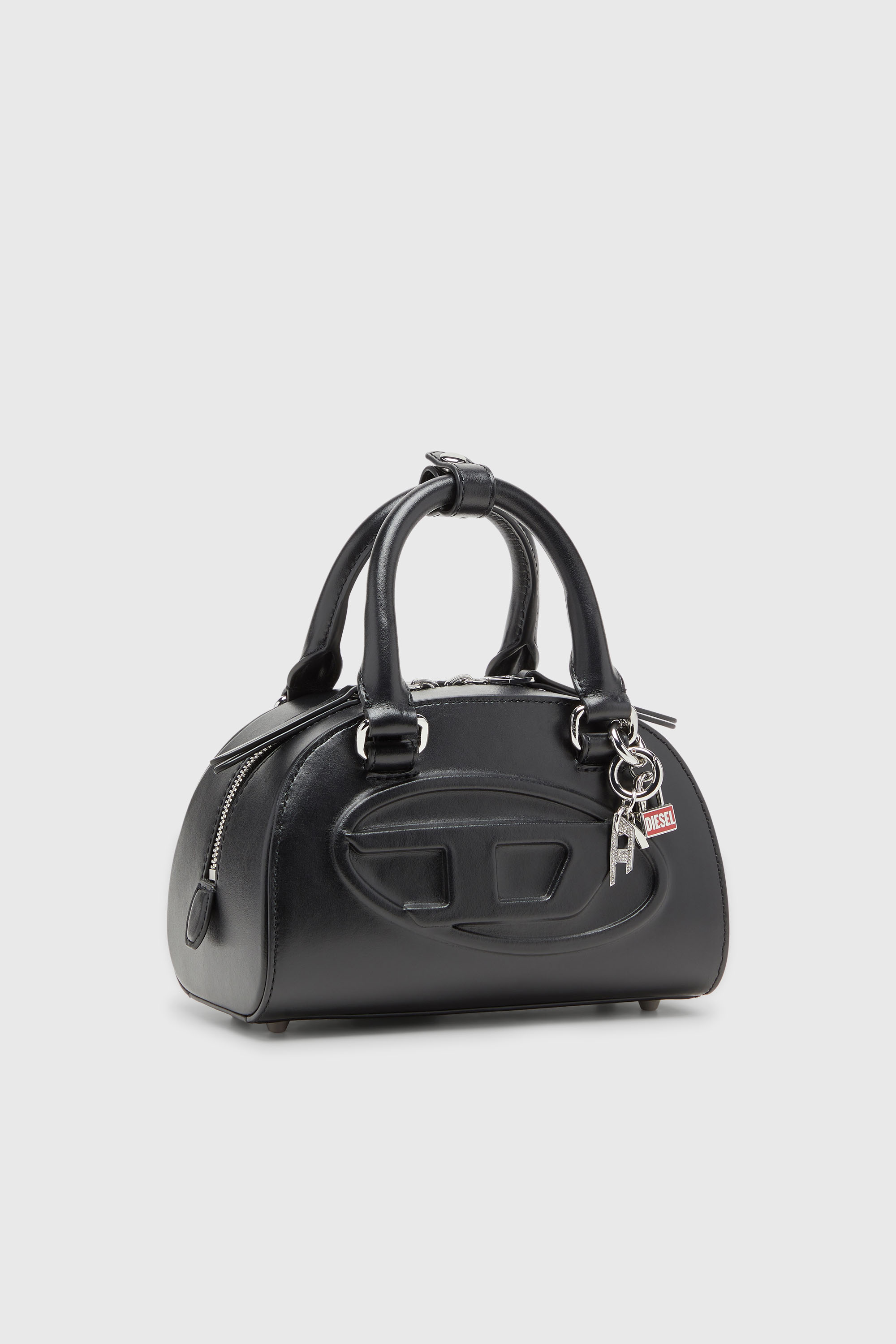 Diesel - 1DR DOME TOP HANDLE, 1DR Dome-Sac bowling en cuir Femme in Noir - 7