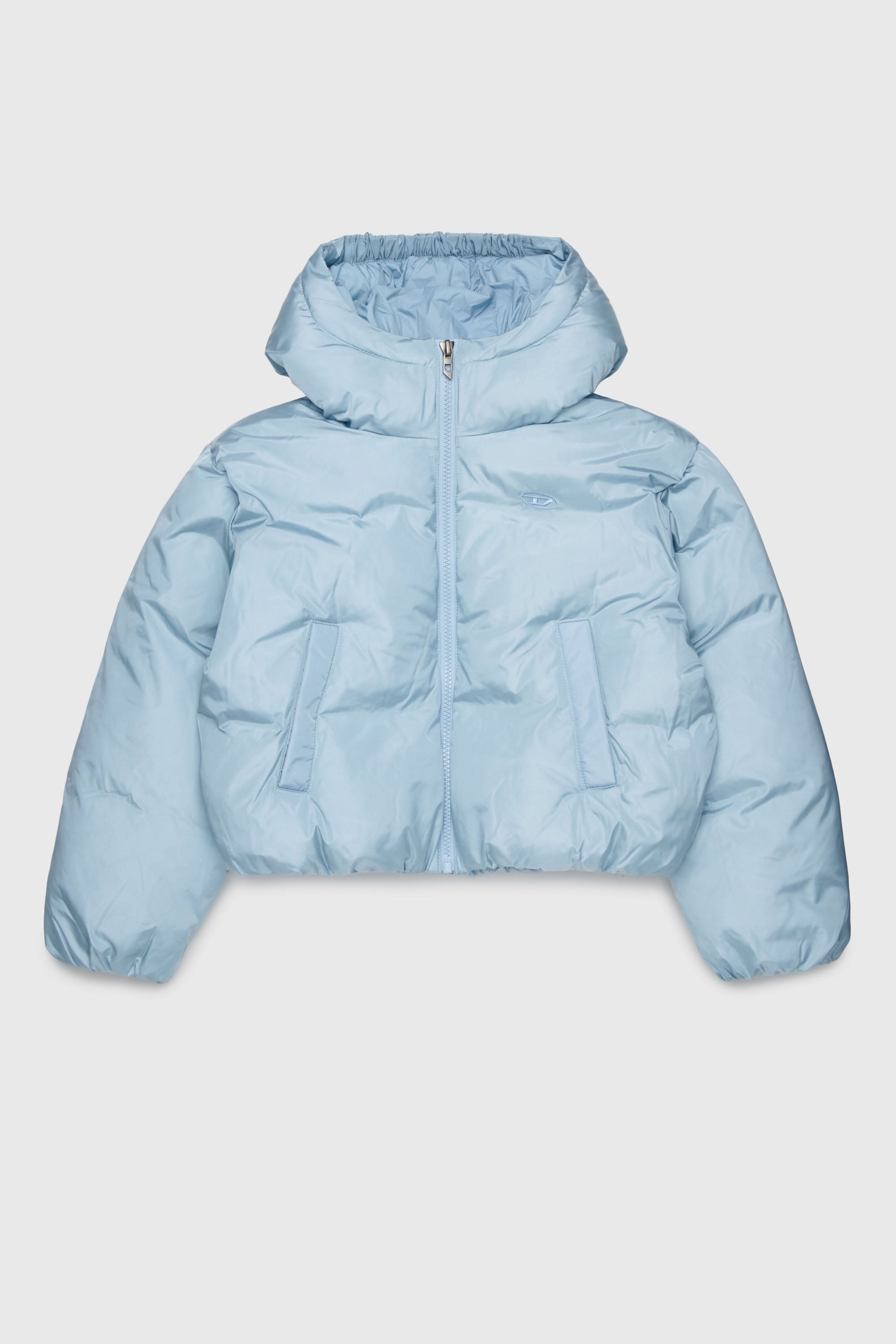 Diesel - JELKYM, Doudoune &agrave; capuche Femme in Bleu - 1