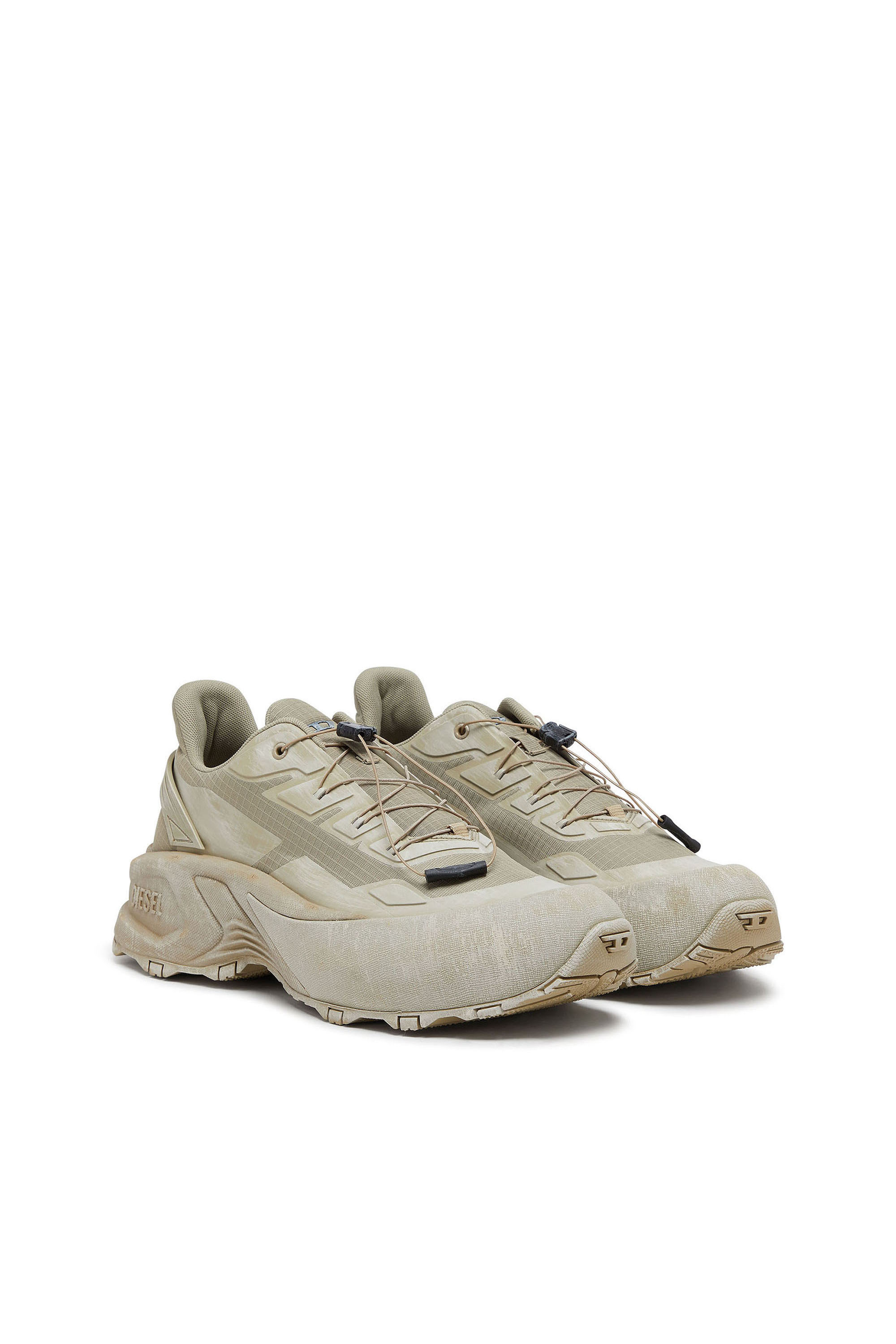 Diesel - D-CAGE RUNNER, D-Cage-Baskets chunky en ripstop Homme in Vert - 2