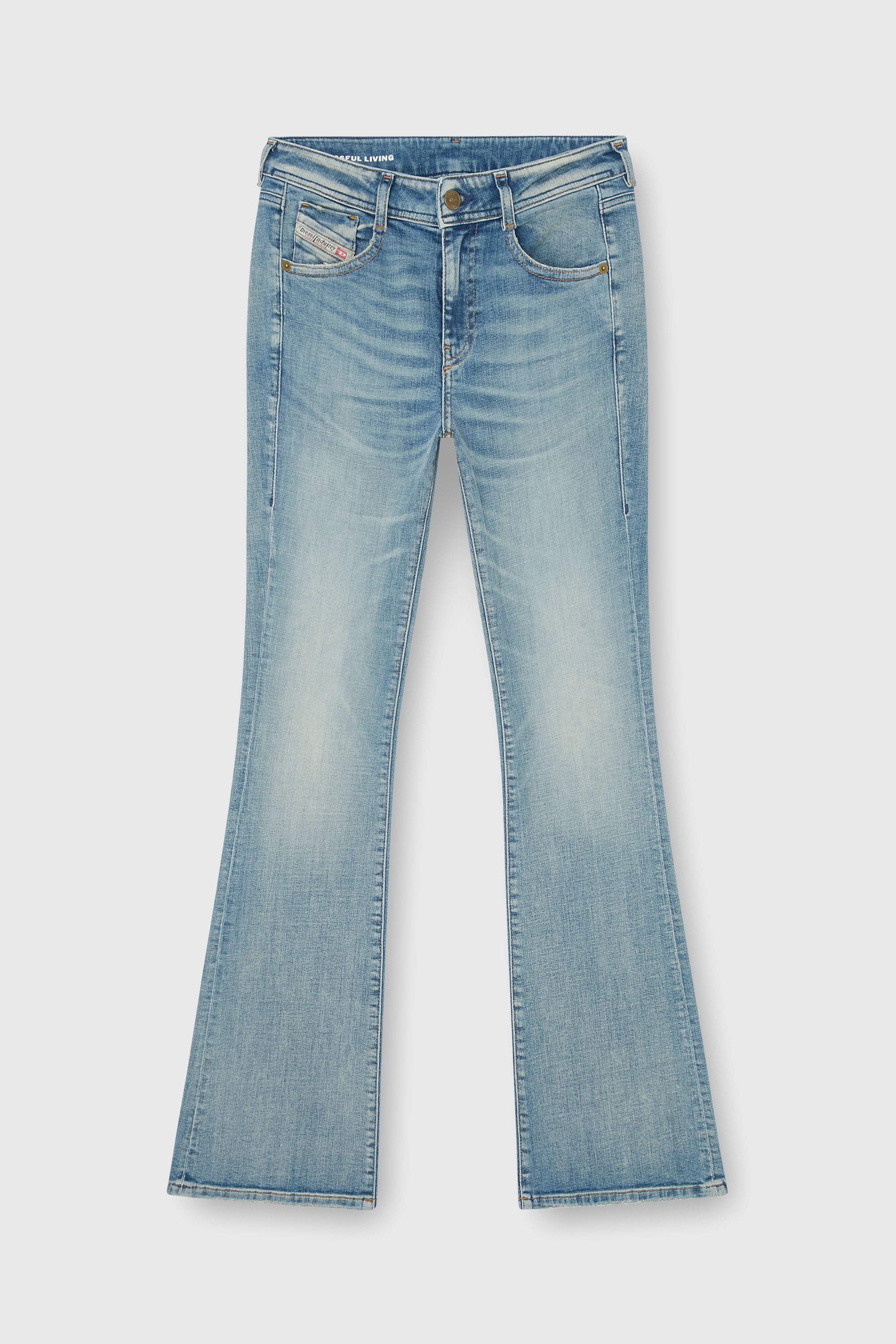 Diesel - Bootcut Jeans 1969 D-Ebbey 09P42 Femme, Bleu Clair - Image 2
