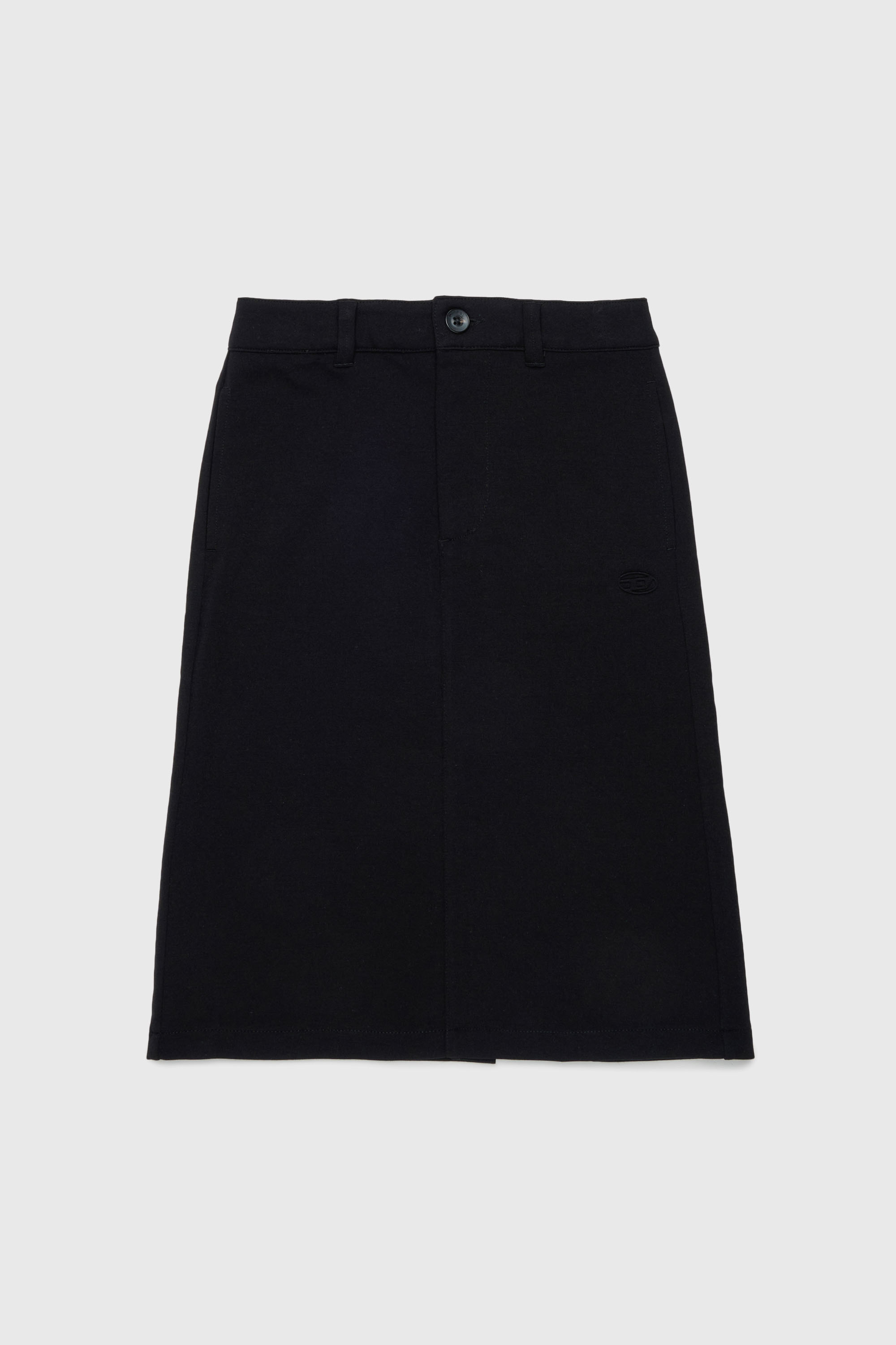 Diesel - GMILX, Jupe en m&eacute;lange de viscose stretch Femme in Noir - 1