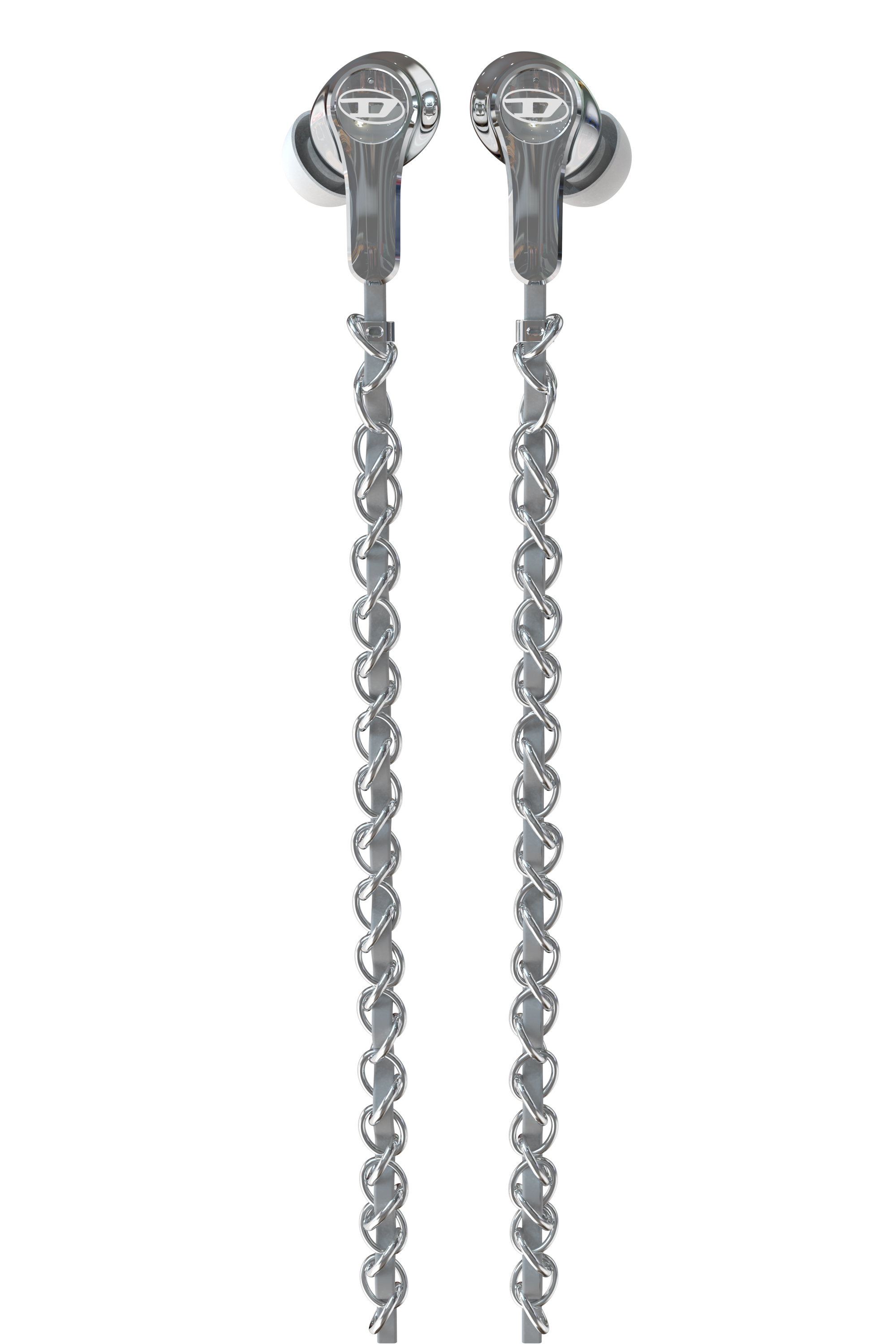 Diesel - 60458  WIRED EARBUDS, Écouteurs filaires et charms Mixte in Gris argenté - 3