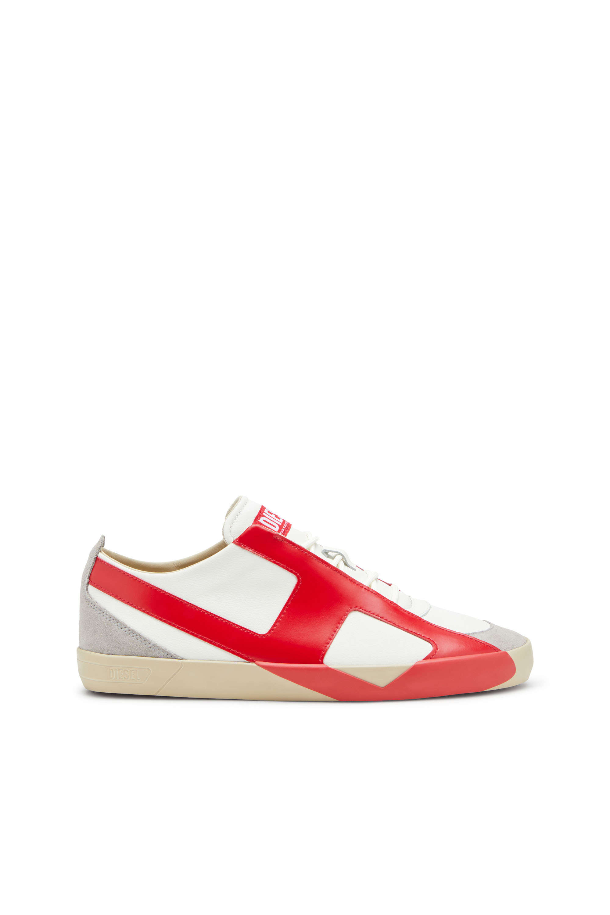 Diesel - S-SLANTE-D LOW, S-Slante-D-Baskets en daim et cuir avec logo D Homme in ToBeDefined - 1