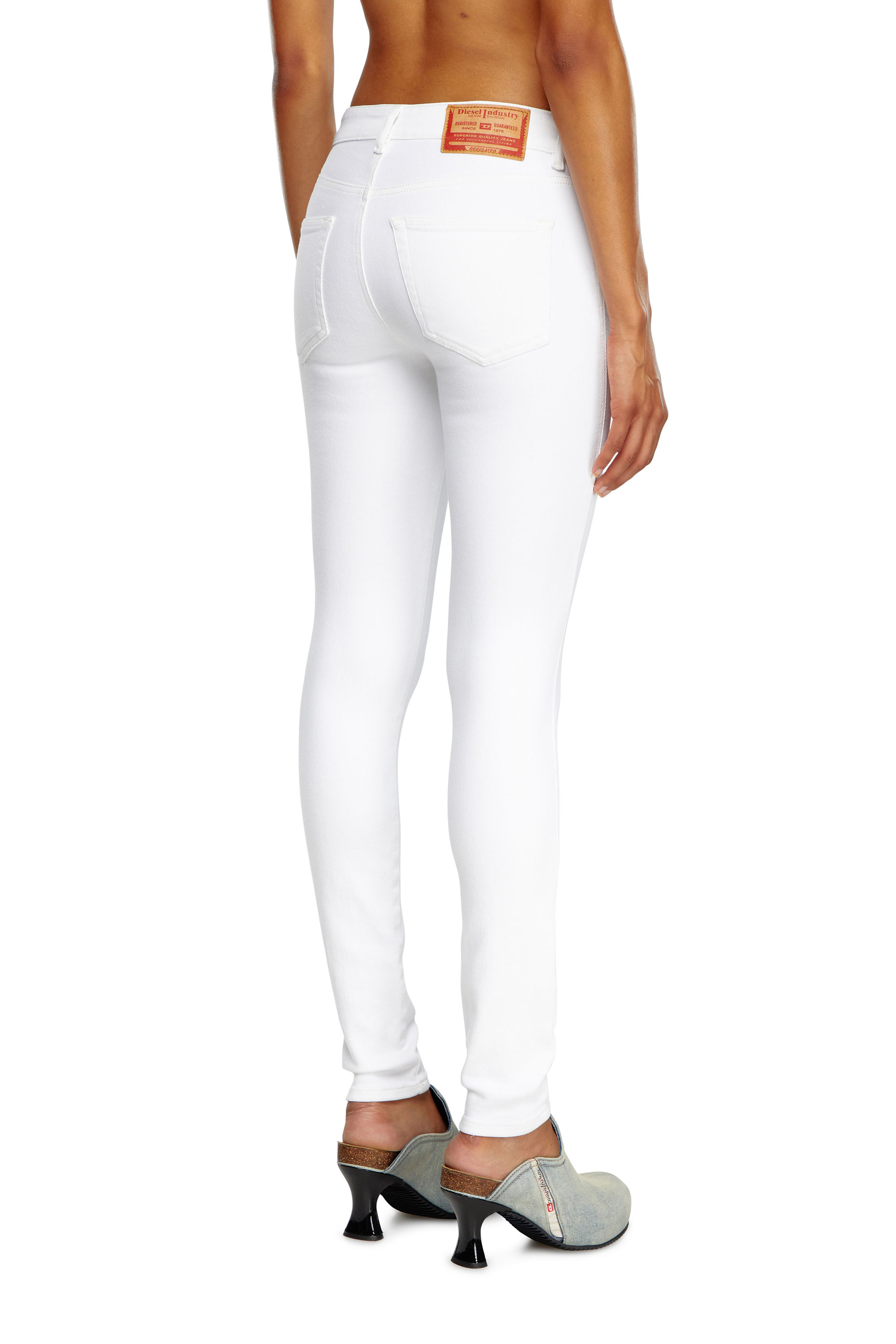 Diesel - Femme Super skinny Jeans 2017 Slandy 09F90, Blanc - Image 2