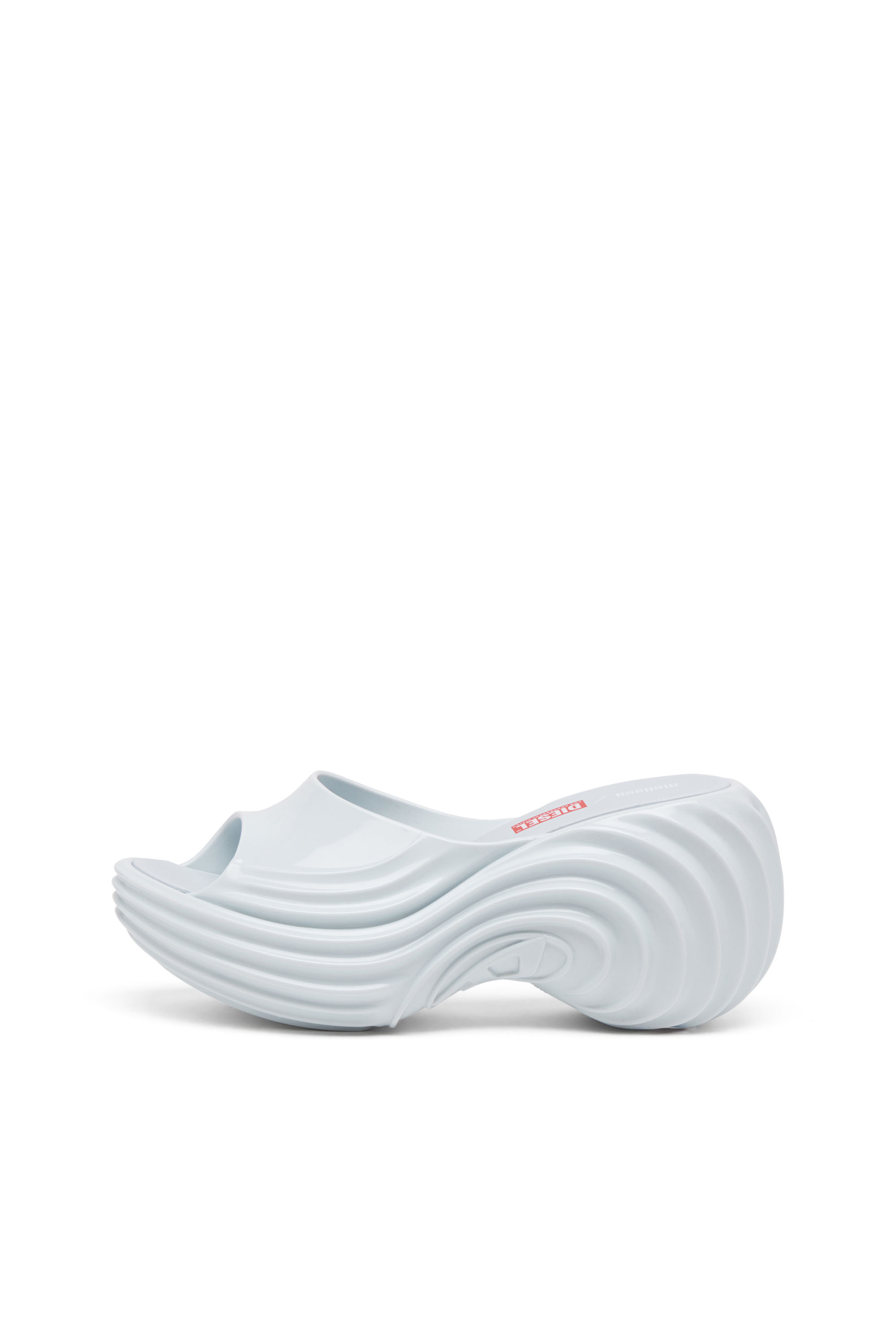 Diesel - MELISSA QUANTUM PLATFORM, Mule à plateforme en Melflex® Femme in Bleu - 8