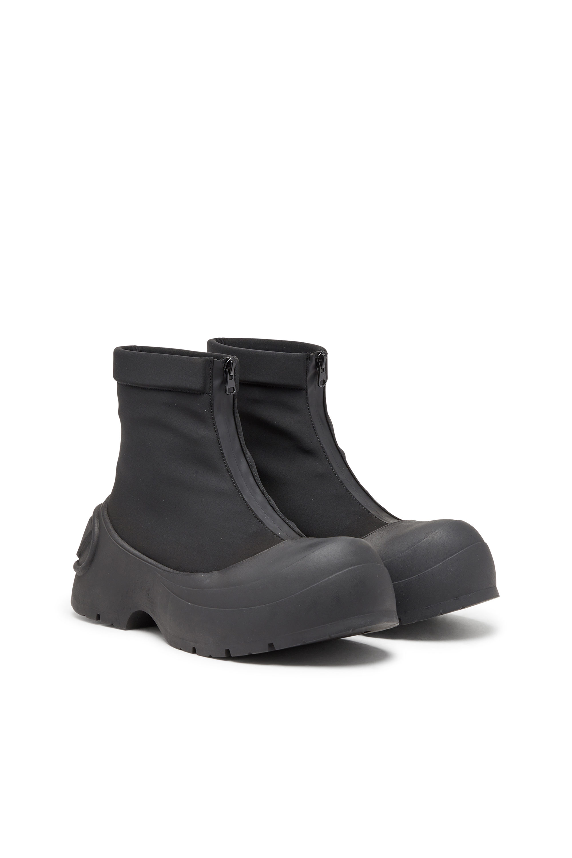 Diesel - D-DONALD CH, D-Donald-Bottines avec bordures en caoutchouc Homme in Noir - 3