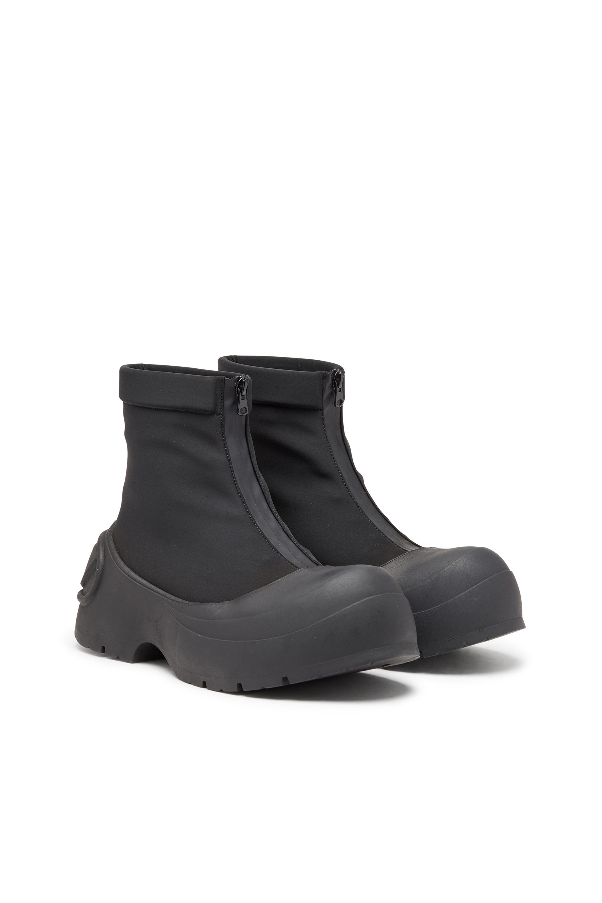 Diesel - D-DONALD CH, D-Donald-Bottines avec bordures en caoutchouc Homme in Noir - 2
