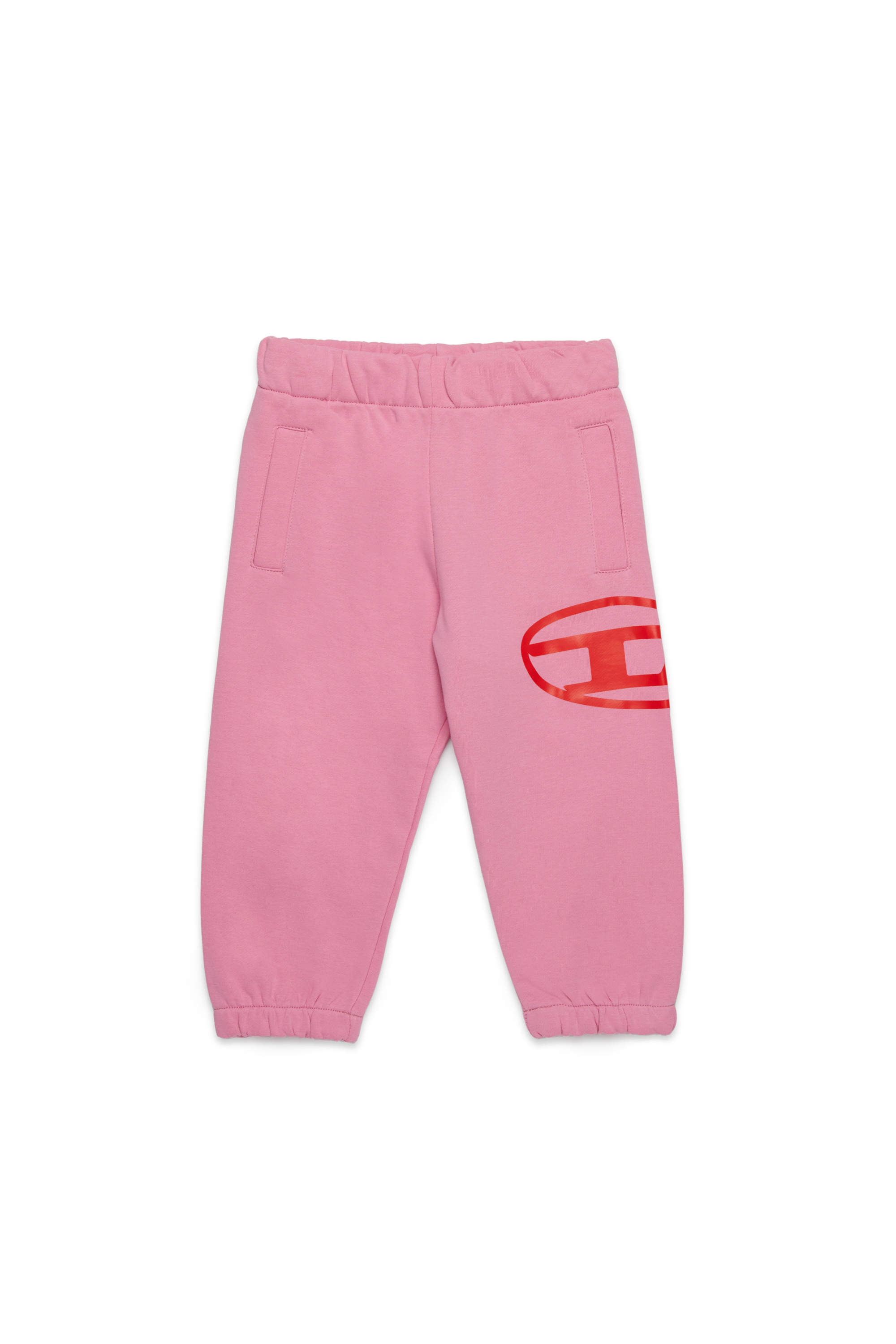 Diesel - PCERB, Pantalon de survêtement avec imprimé Oval D Mixte in Rose - 1