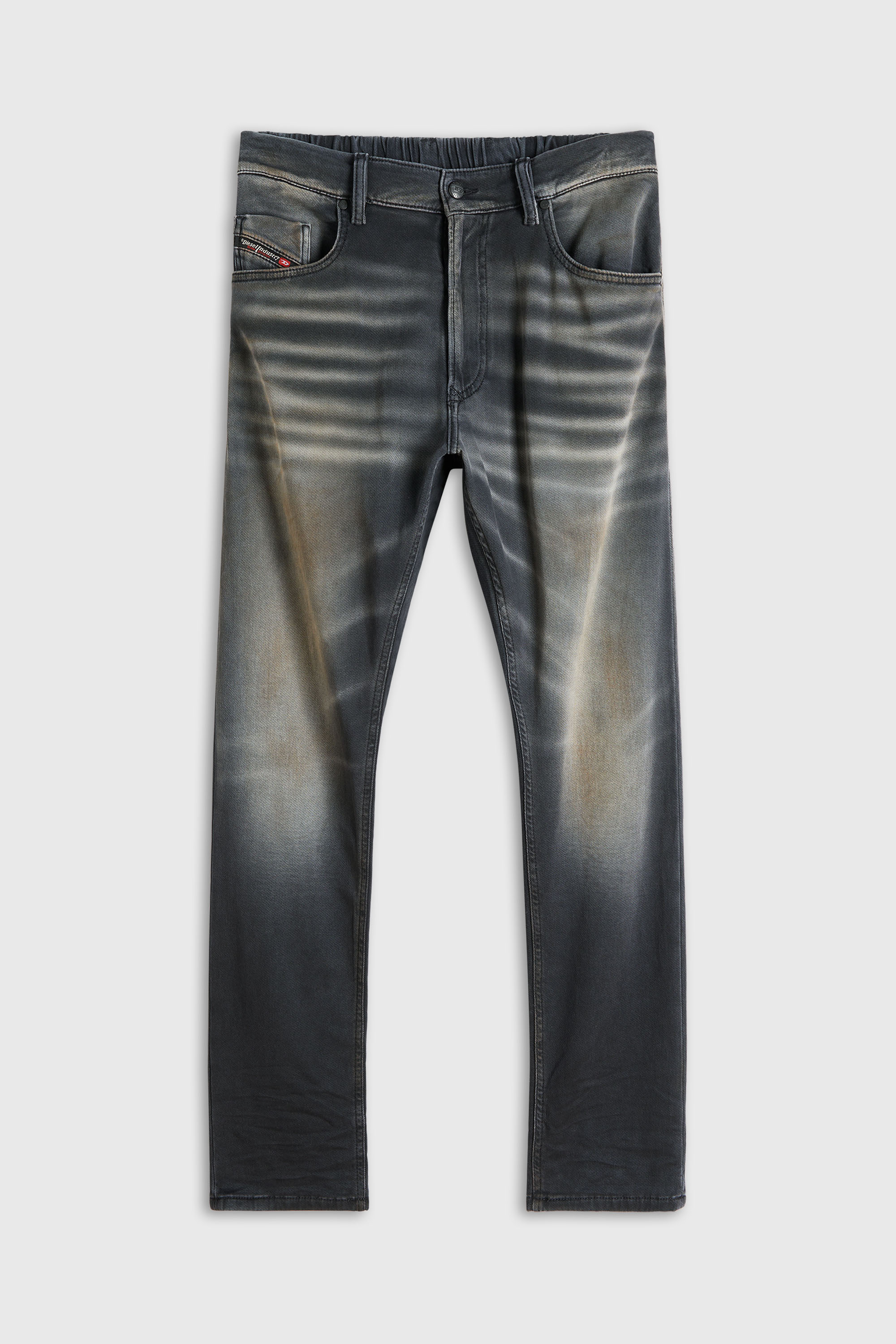 Diesel - Regular 2032 D-Krooley-BW Joggjeans&reg; 068ZQ Homme, Noir/Gris fonc&eacute; - Image 4