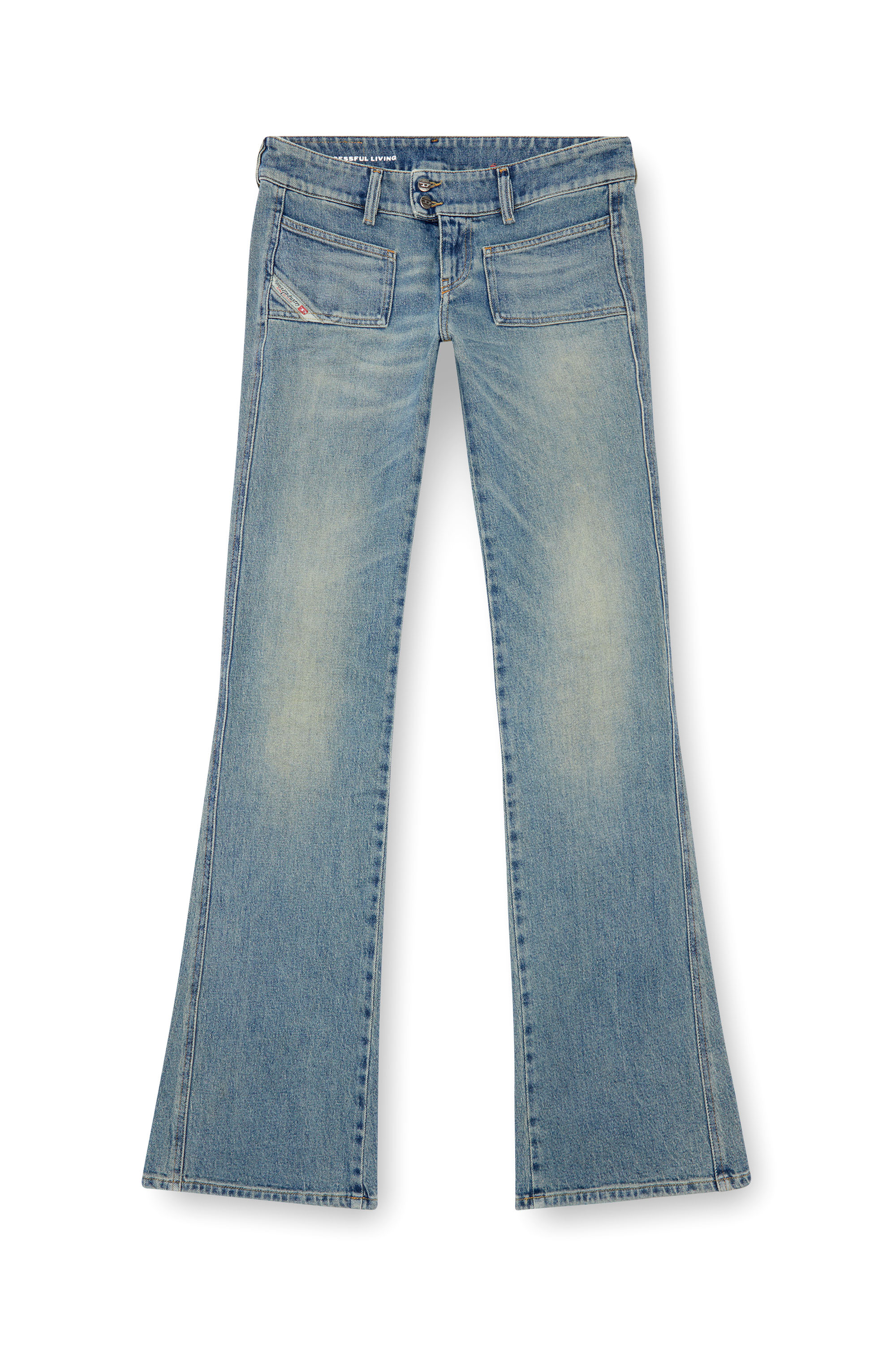 Diesel - Femme Bootcut and Flare Jeans D-Hush 09J55, Bleu Clair - Image 6