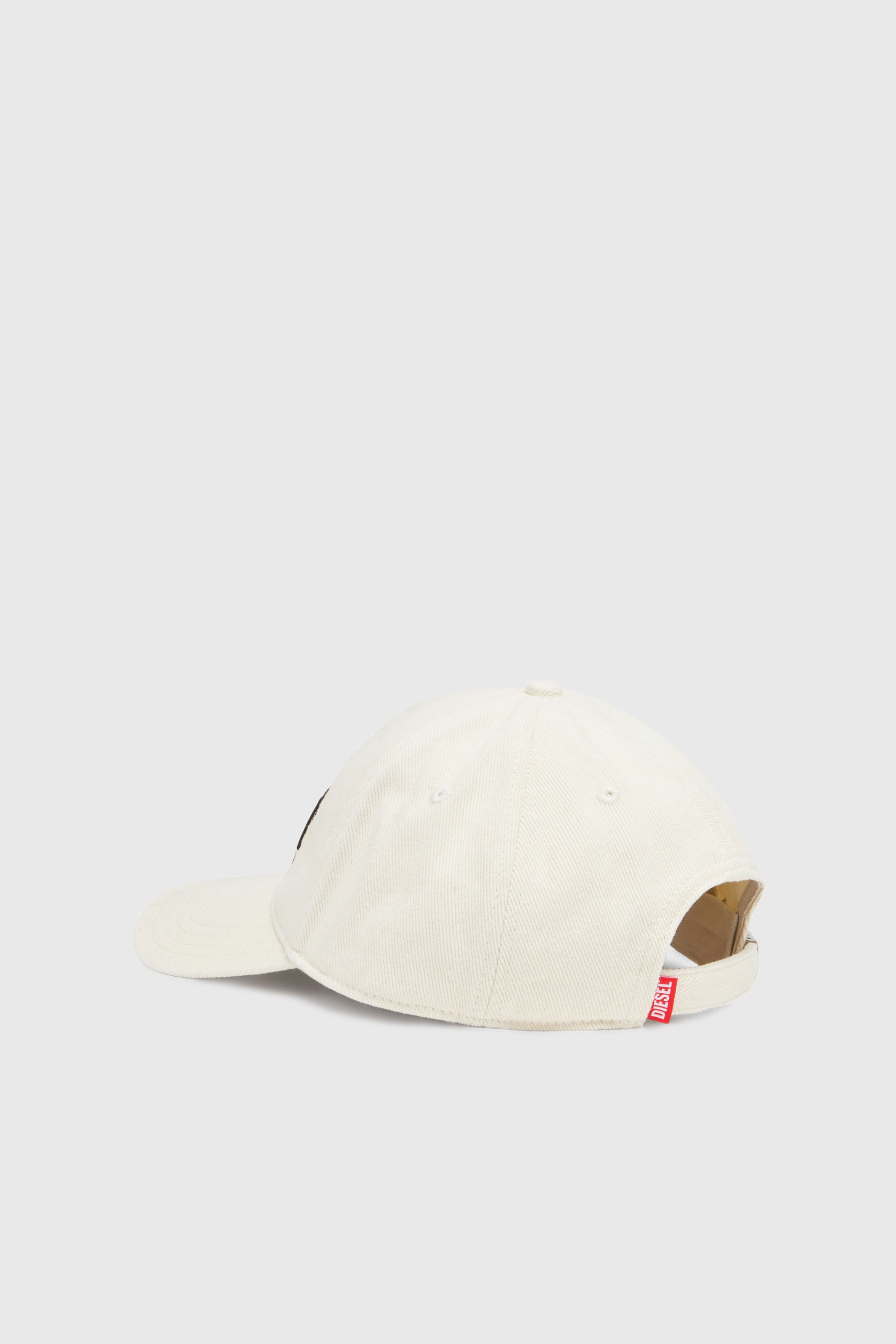 Diesel - CORRY-DIV-WASH, Casquette de baseball avec logo brod&eacute; Homme in Blanc - 2
