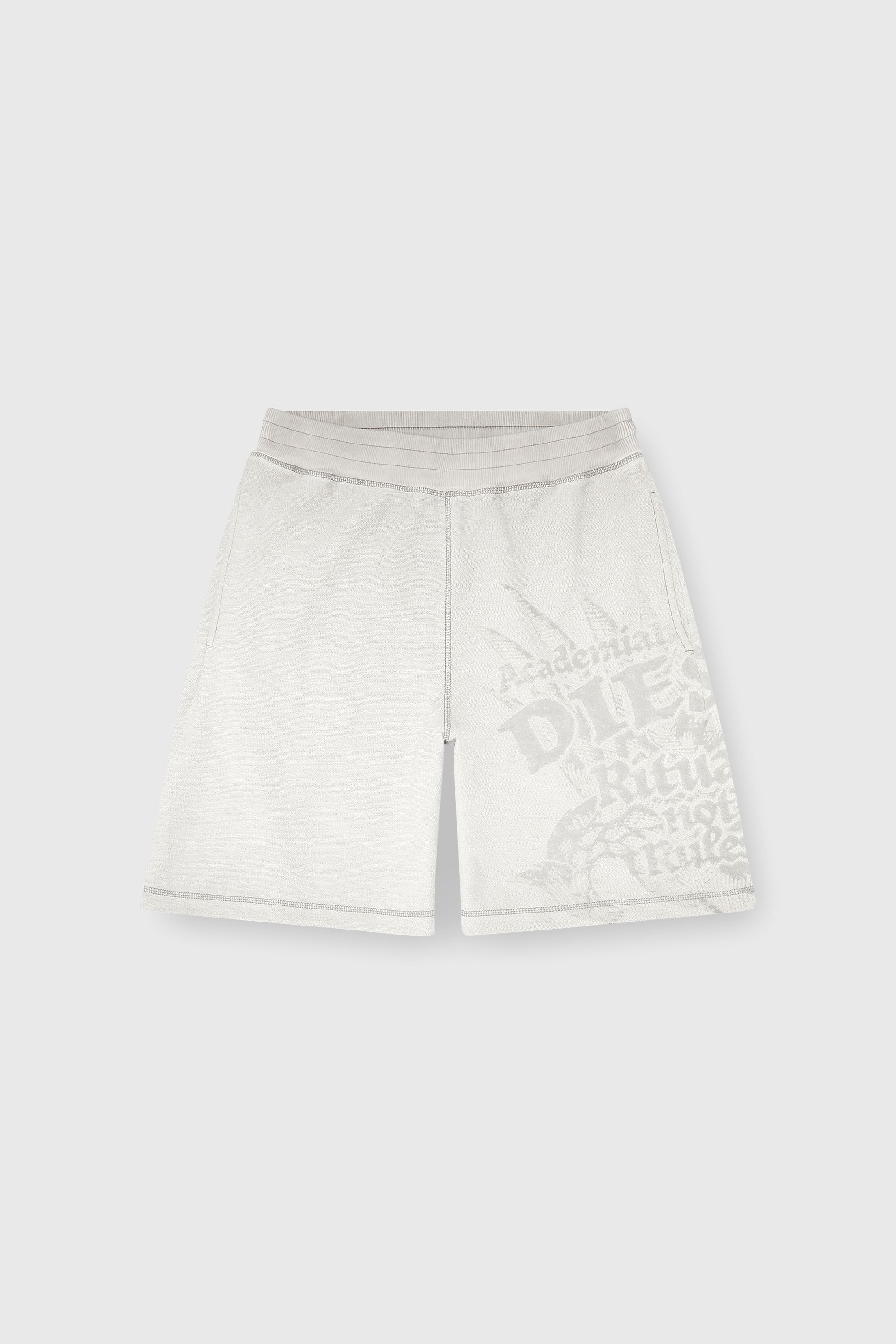 Diesel - P-RAWCROW, Short pants avec motifs d&eacute;vor&eacute; Homme in Gris - 2