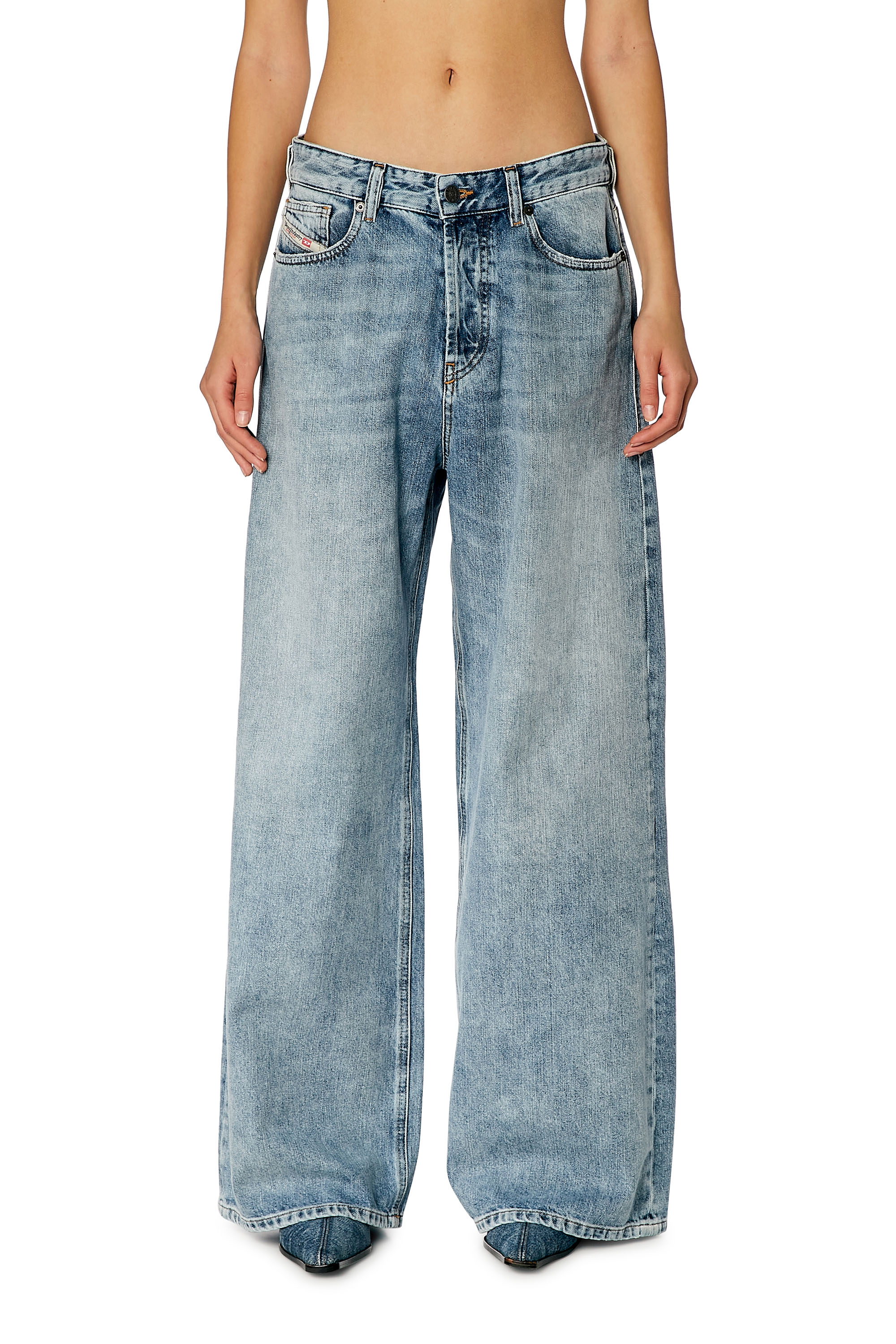 Diesel - Straight Jeans 1996 D-Sire 09H57, Bleu Clair - Image 1