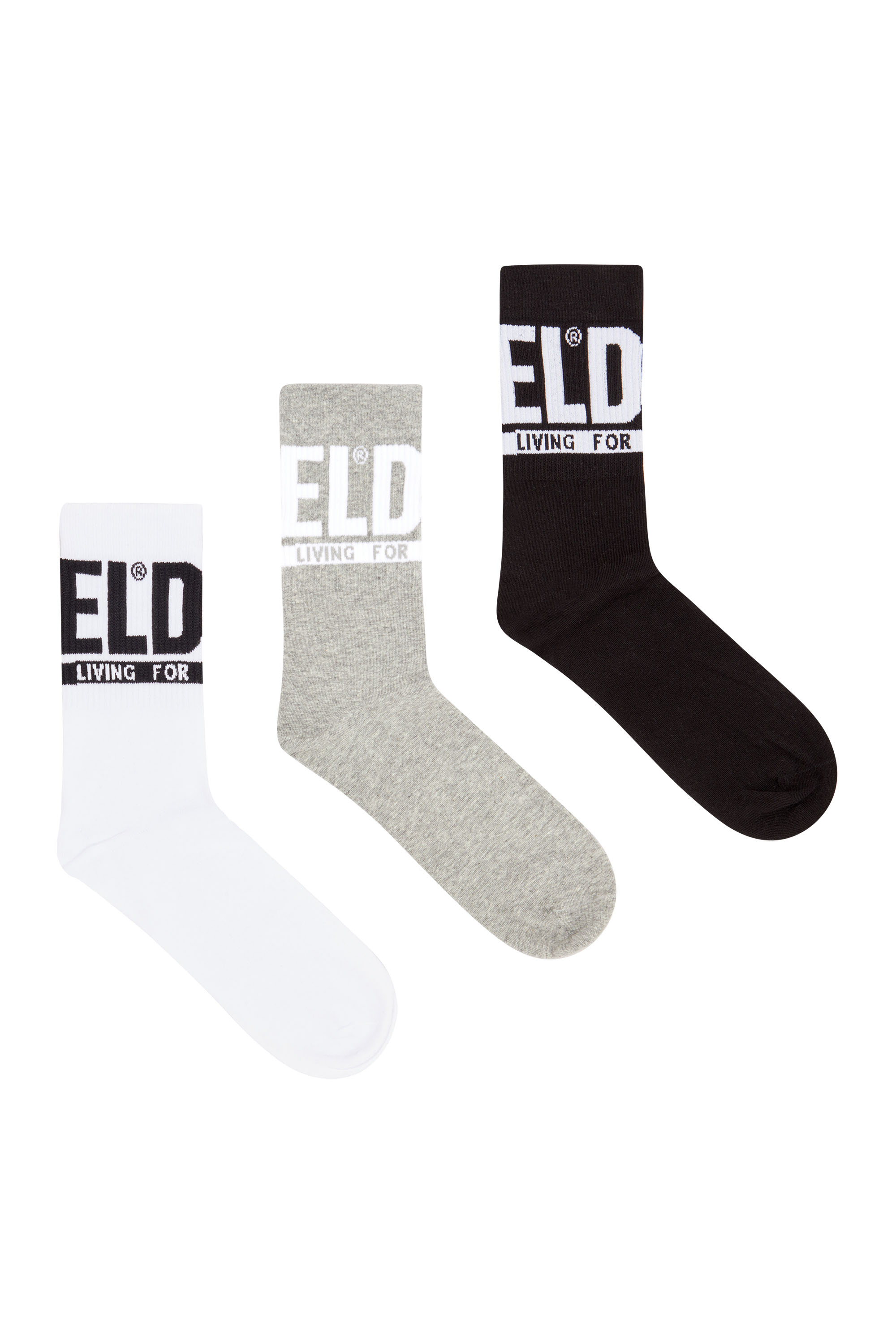 SKM-RAY-THREEPACK, Noir/Gris