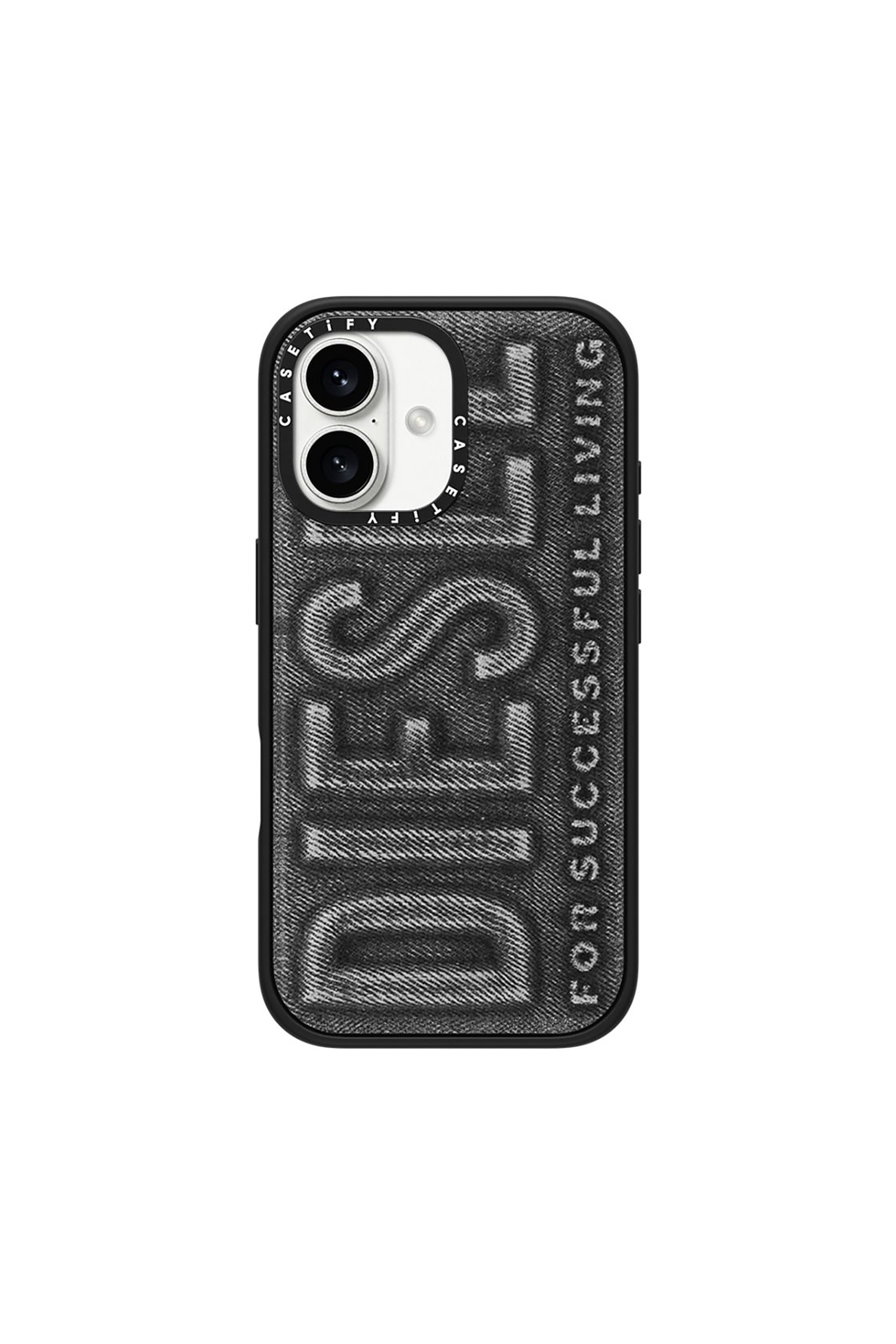 Diesel - 60562 MOULDED CASE, Coque Biscotto impact pour iPhone 16 Mixte in Noir - 1