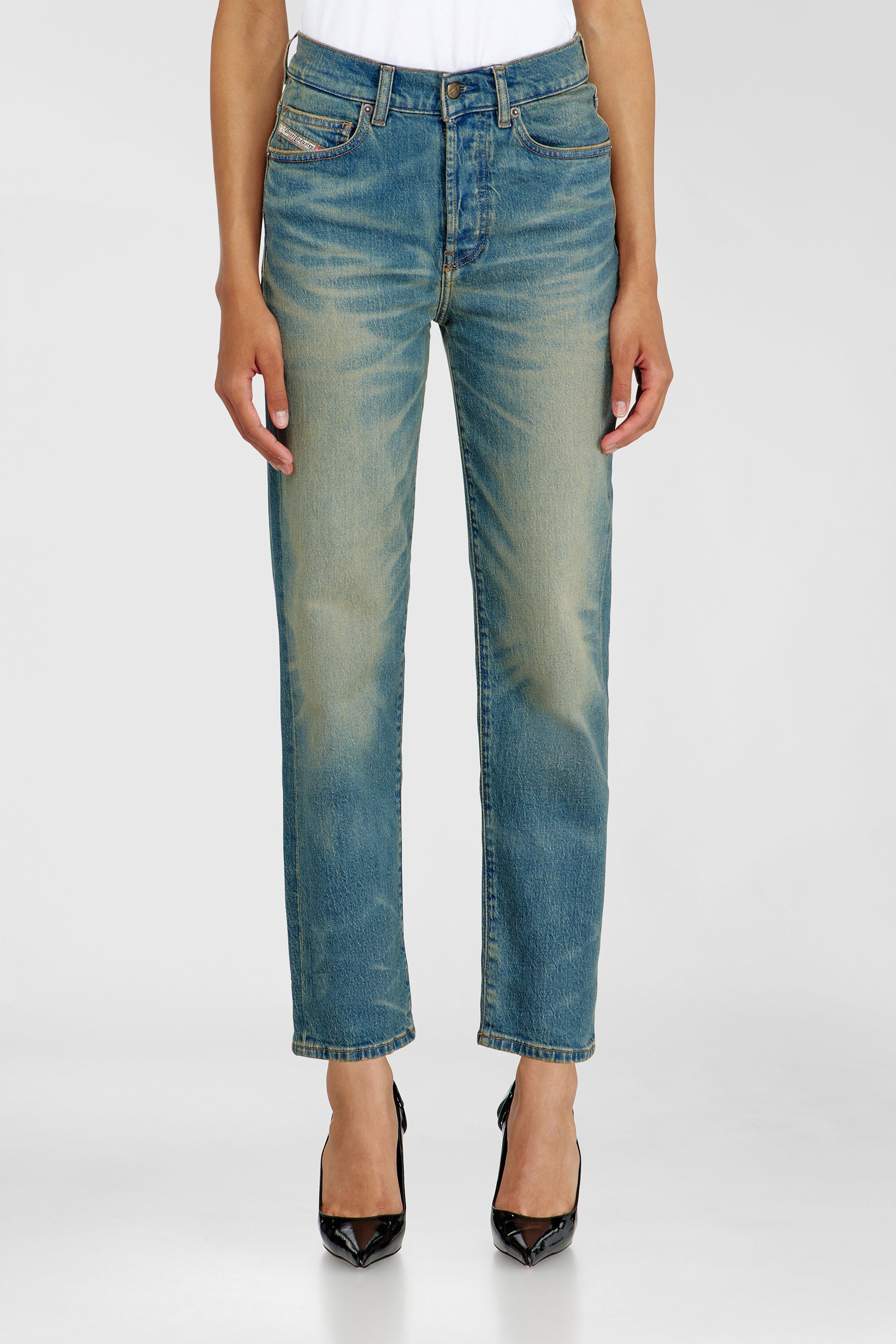 Diesel - Regular Jeans 1981 D-Went 0KBBP Femme, Bleu moyen - Image 1