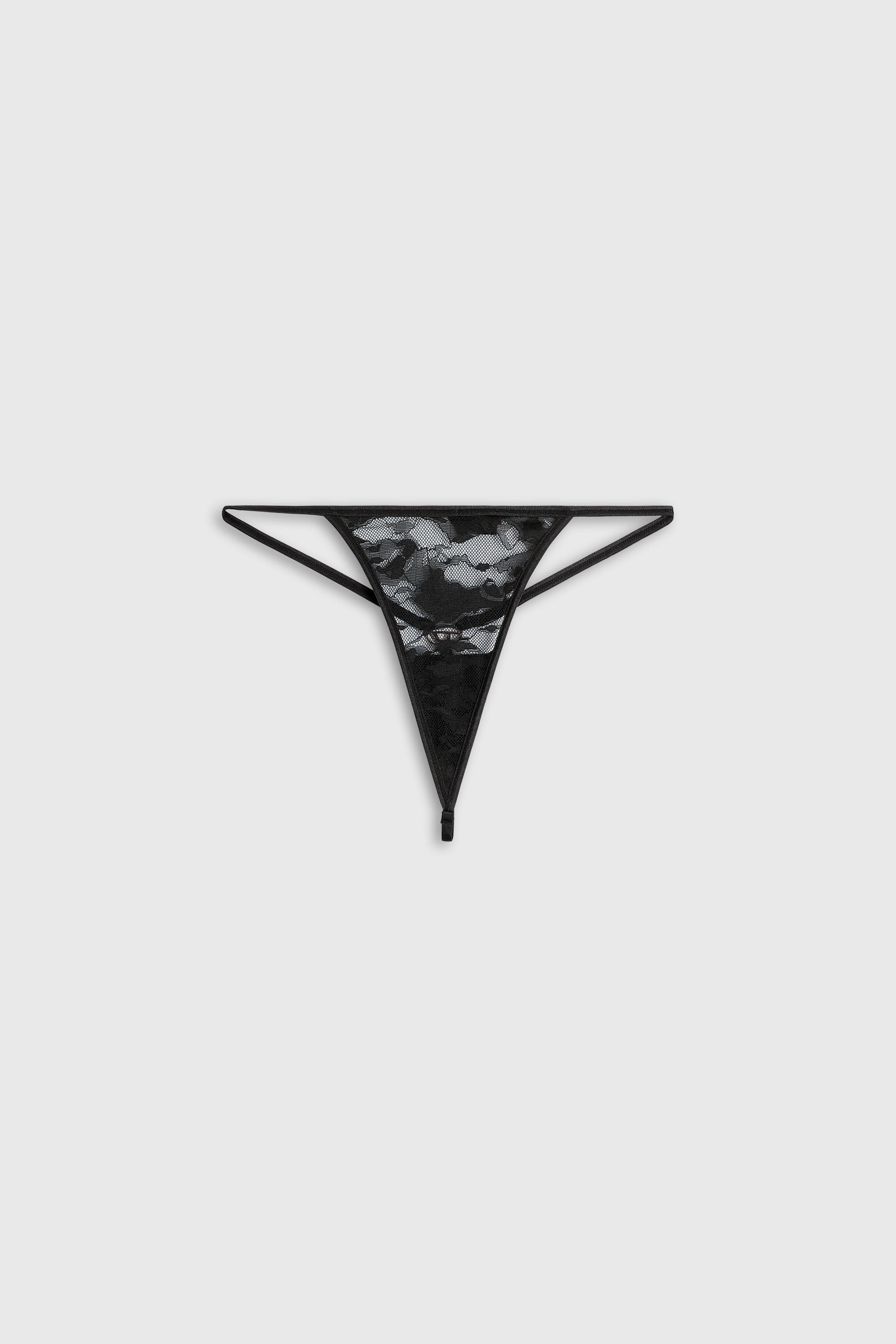 Diesel - GEMMA-UTLT, String en dentelle camouflage Femme in Noir - 2