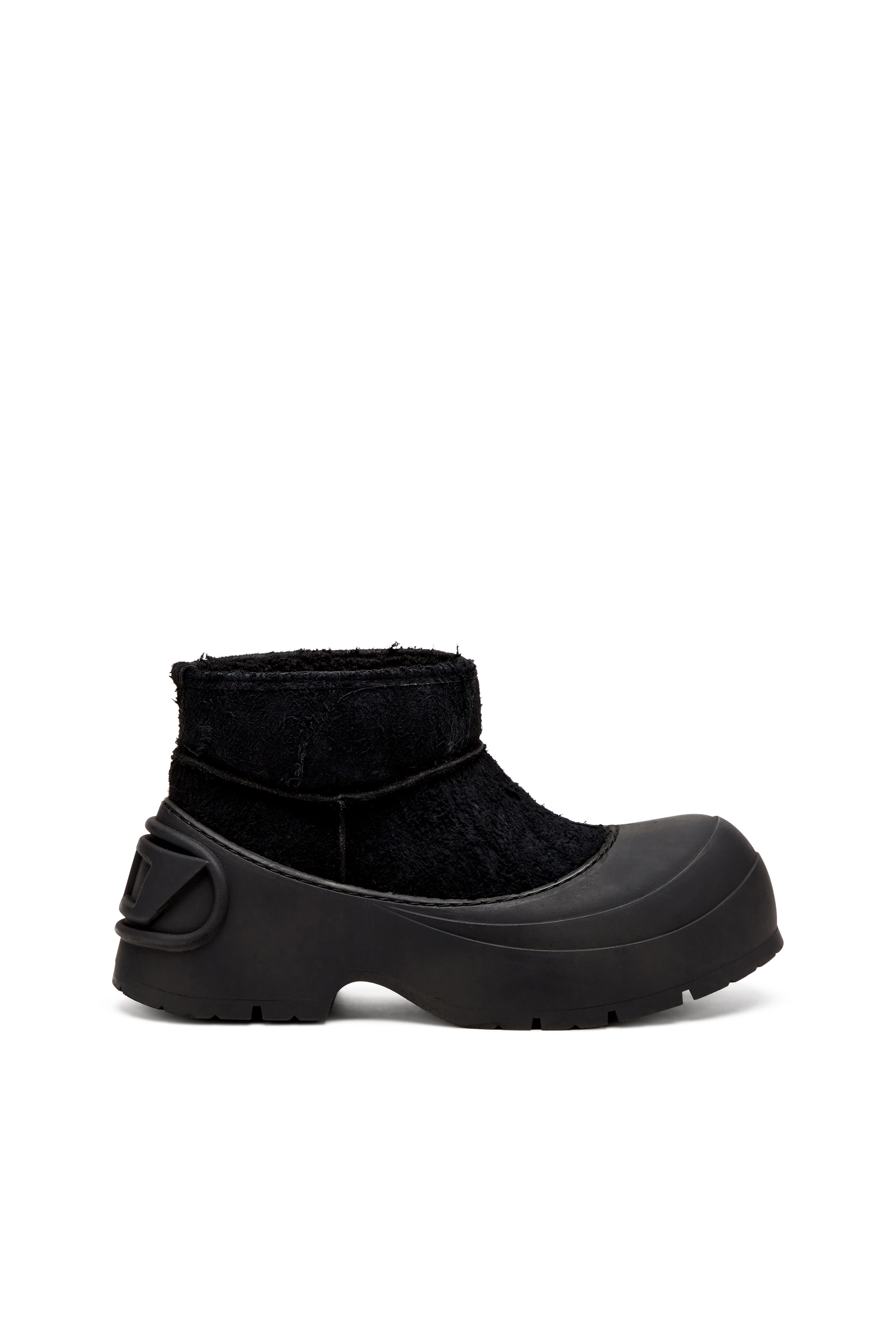 Diesel - D-DONALD MONTONE, D-Donald-Bottines épaisses avec semelle crantée Homme in Noir - 1