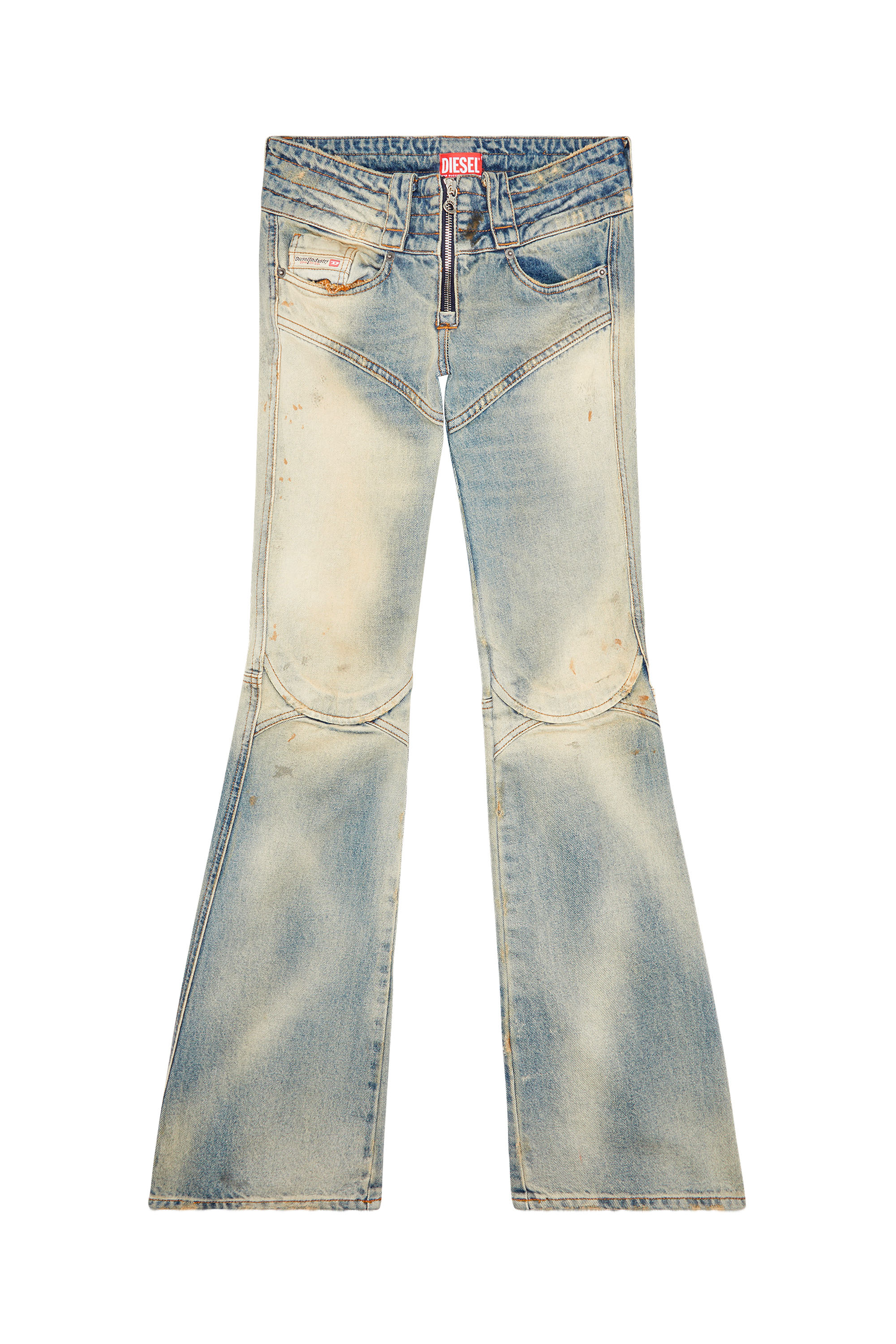 Diesel - Belthy 0ENAF Bootcut and Flare Jeans, Bleu Clair - Image 3