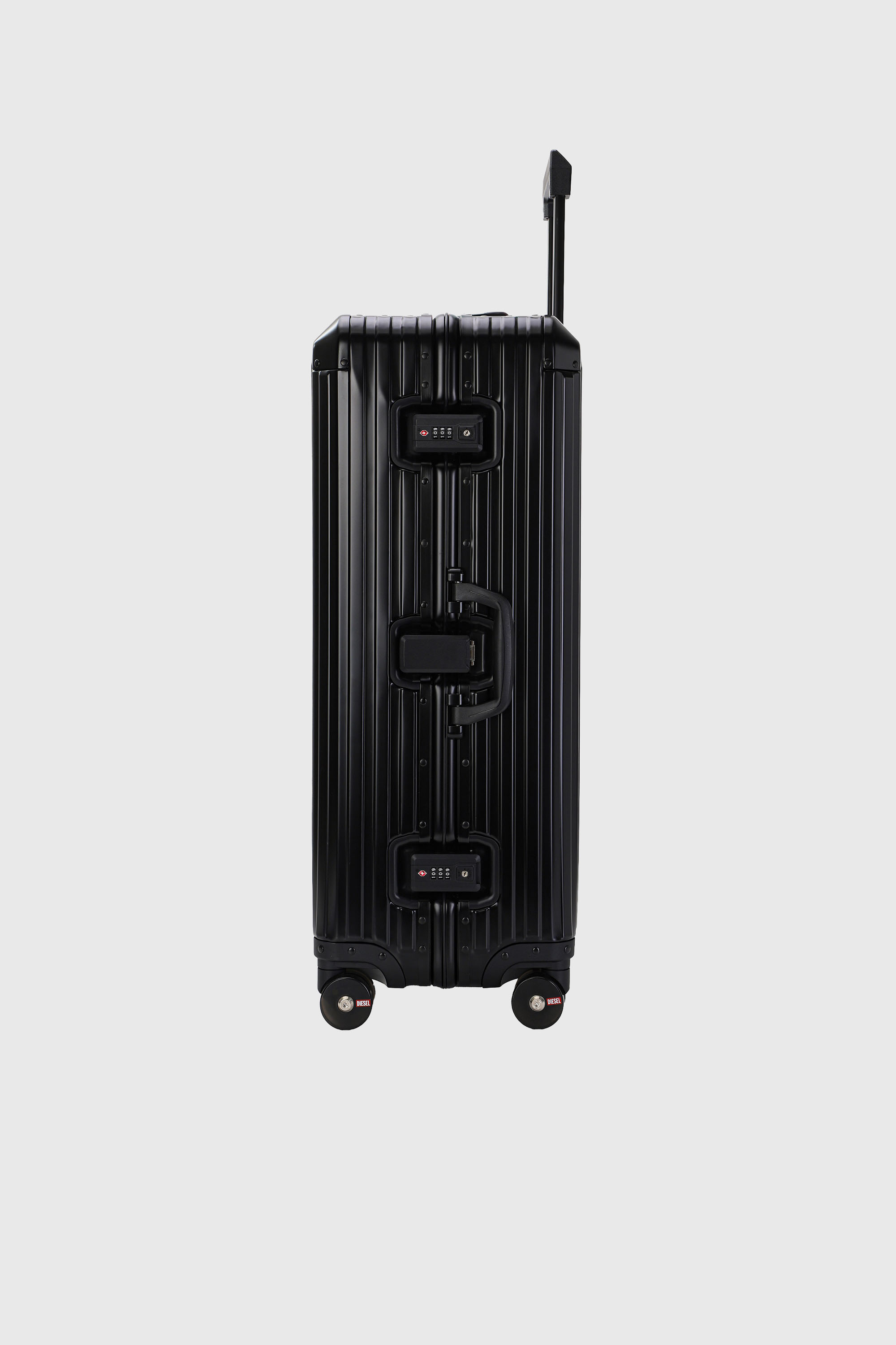 Diesel - DIESEL ALUMINUM TROLLEY- DSL002, Valise en aluminium taille L Mixte in Noir - 4