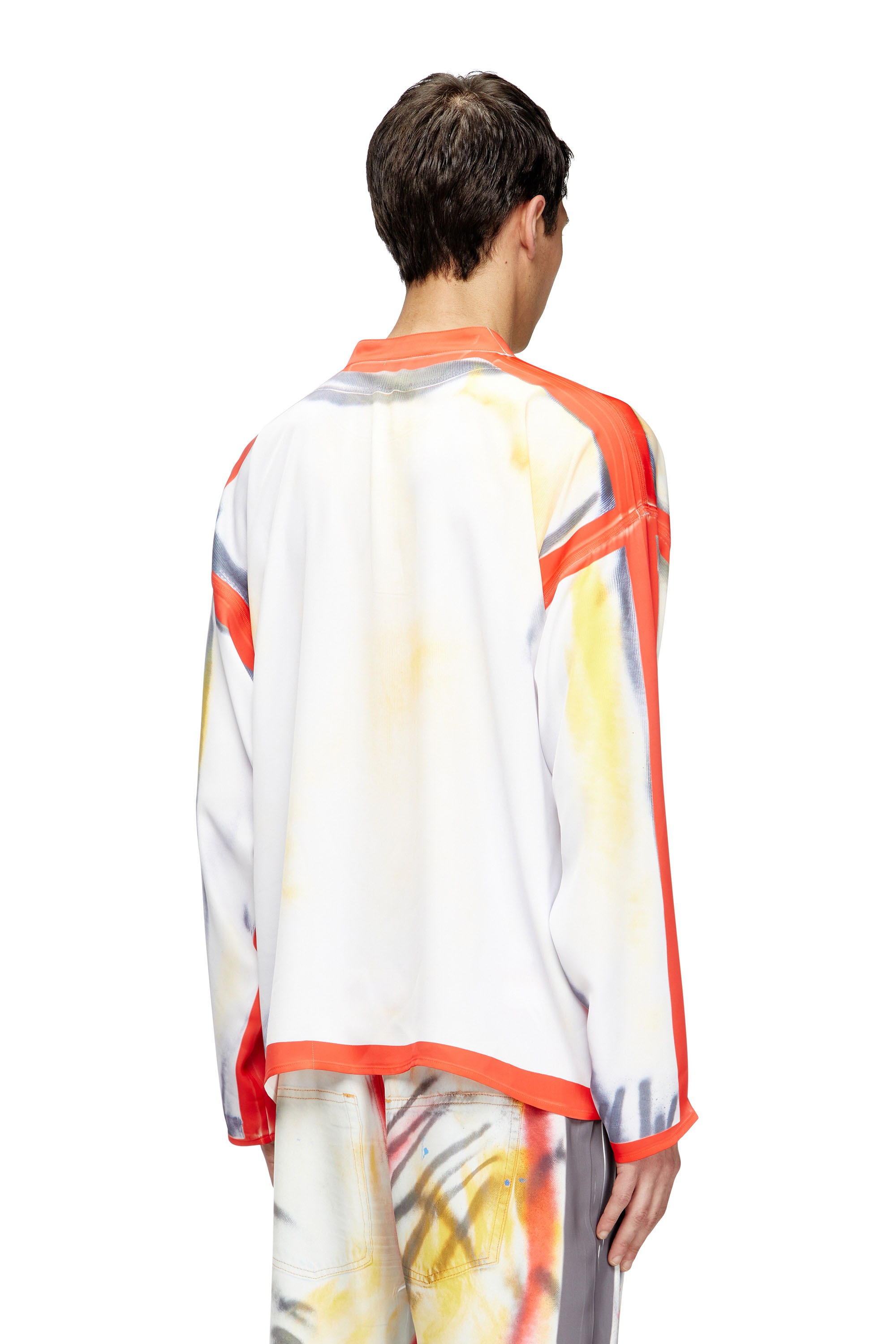 Diesel - T-OLAVI-A-SER-GRAFFITI-USA, Top Henley avec imprimé graffiti Mixte in Polychrome - 4